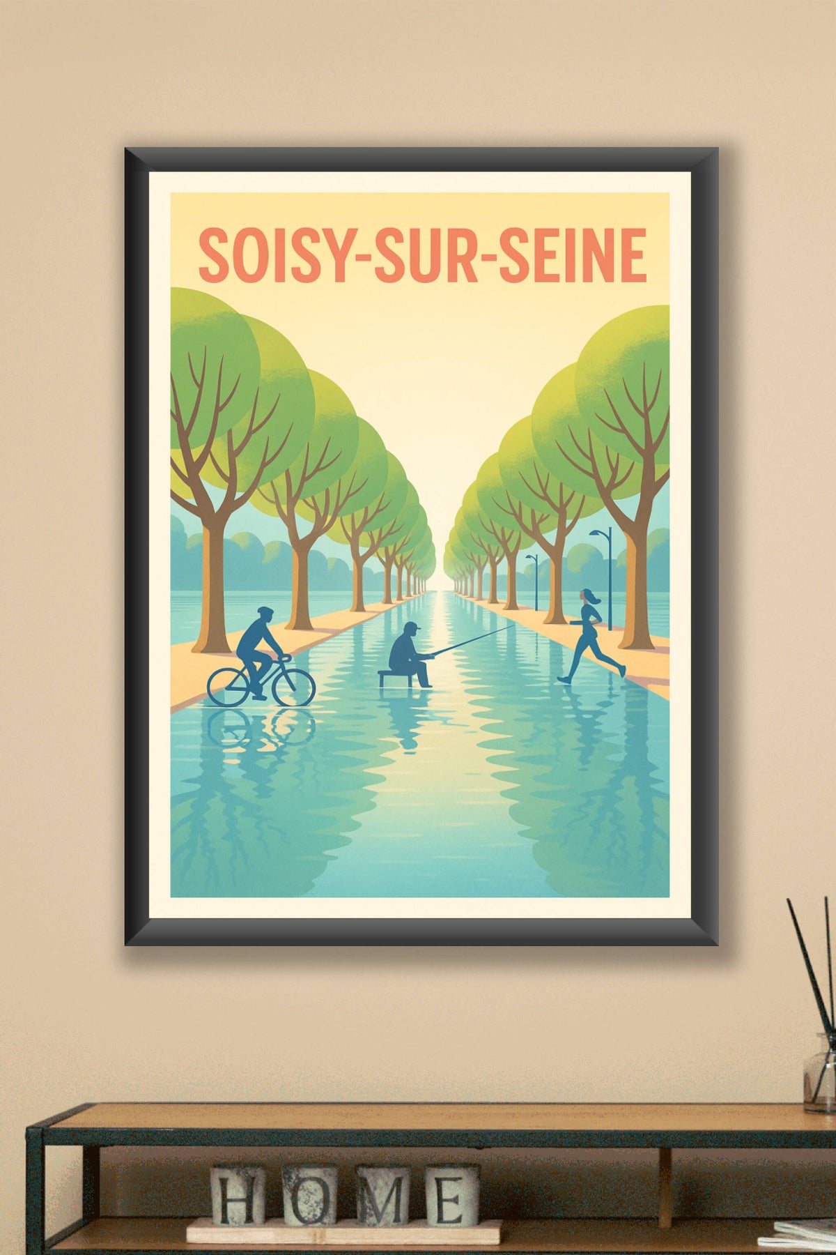 Affiche de Soisy-sur-Seine - L'élégance des bords de l'eau