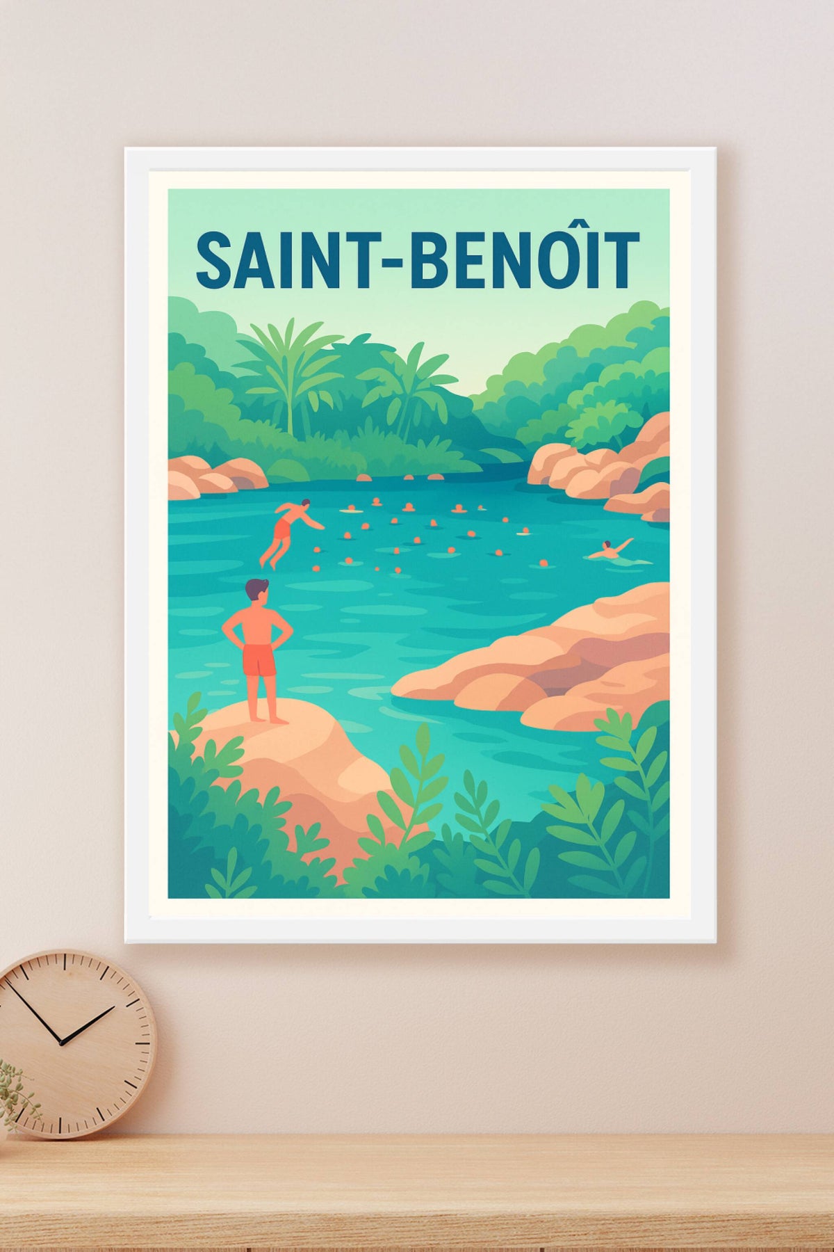 Affiche de Saint-Benoît - Plongez dans la nature enchanteresse