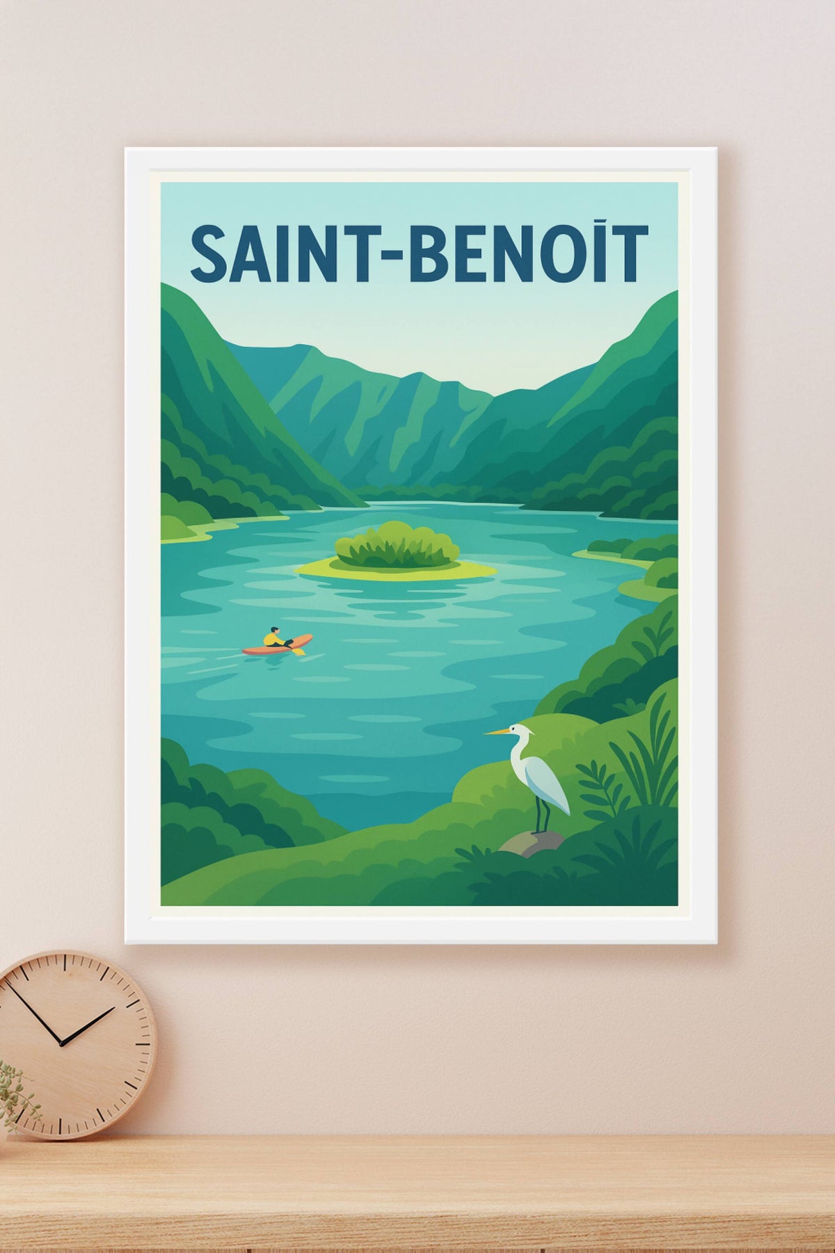Affiche de Saint-Benoît - L'Évasion au Cœur de la Nature
