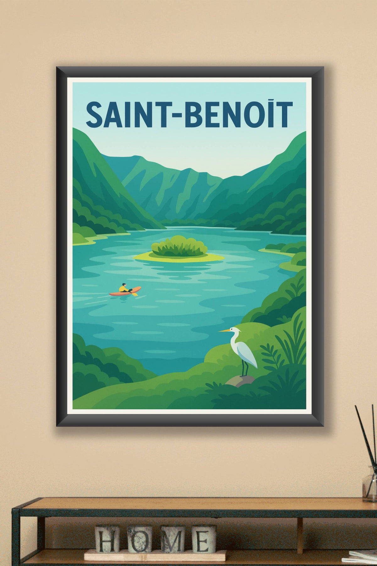 Affiche de Saint-Benoît - L'Évasion au Cœur de la Nature