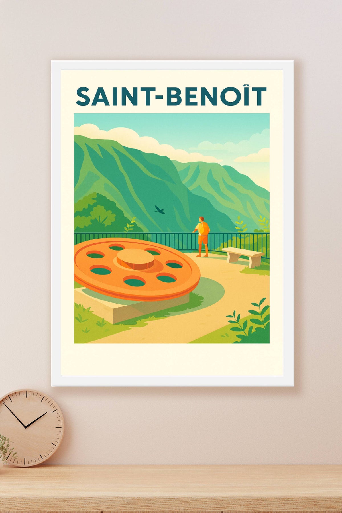 Affiche de Saint-Benoît - Panorama nature et découvertes