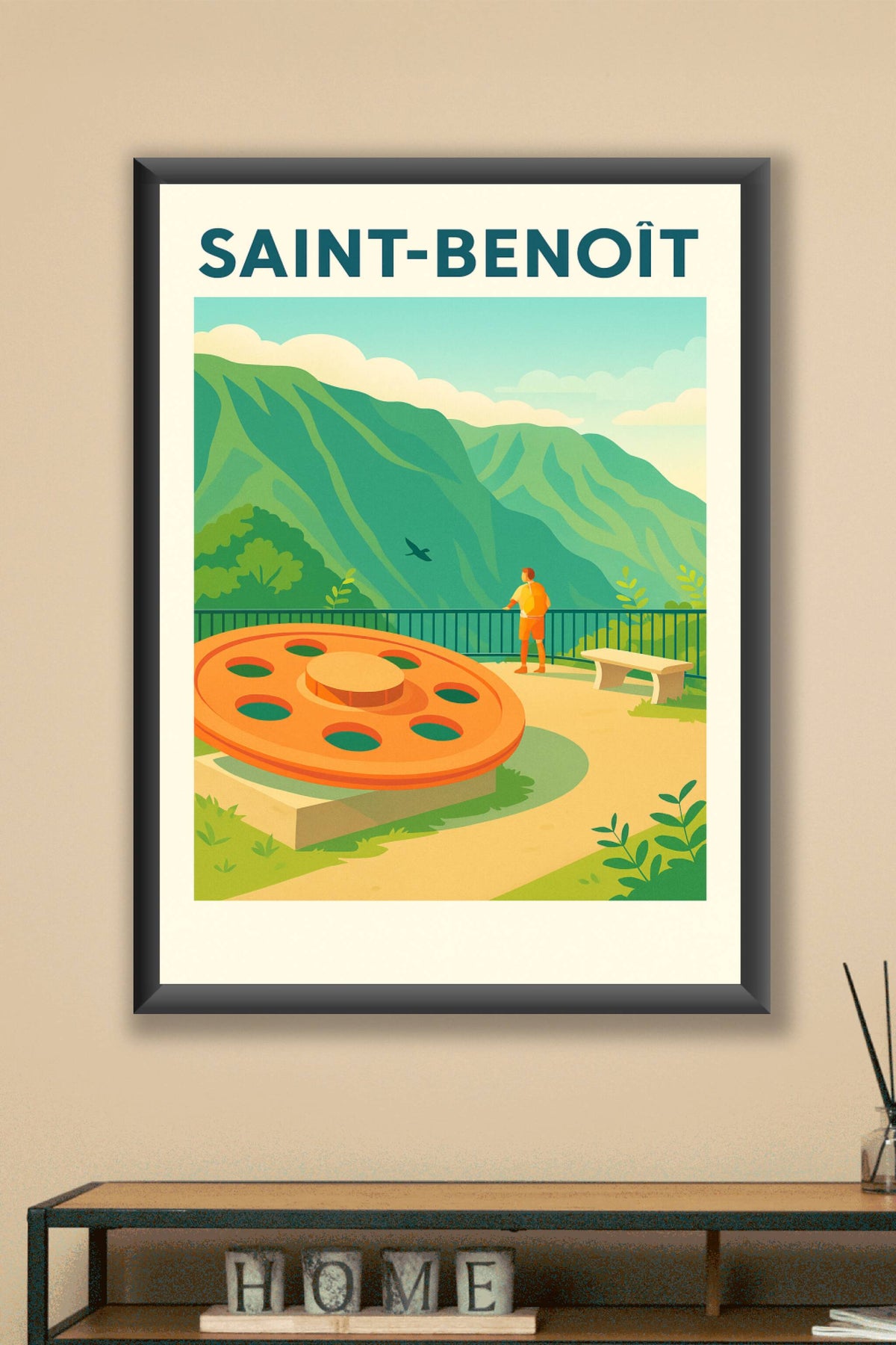 Affiche de Saint-Benoît - Panorama nature et découvertes