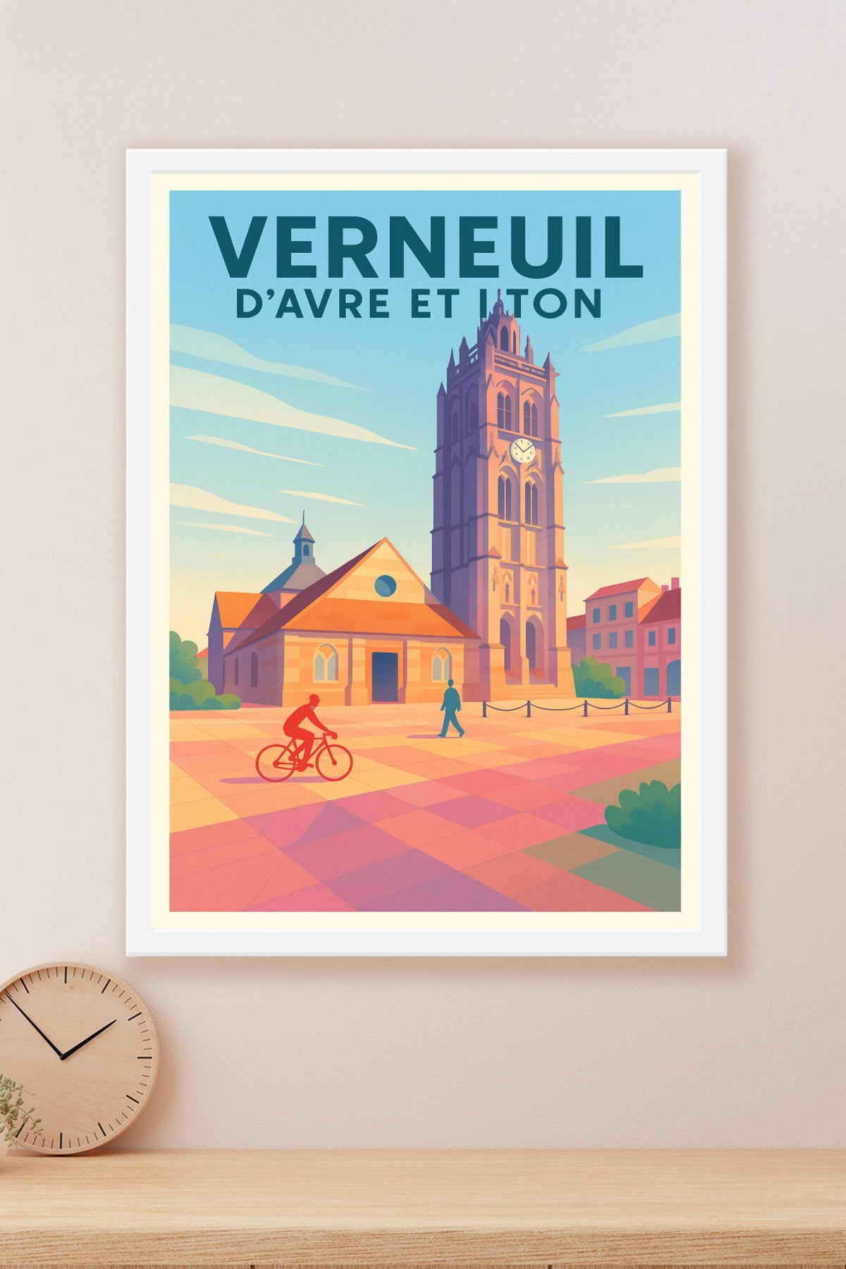 Affiche de Verneuil d'Avre et d'Iton - L'authenticité d'une ville historique