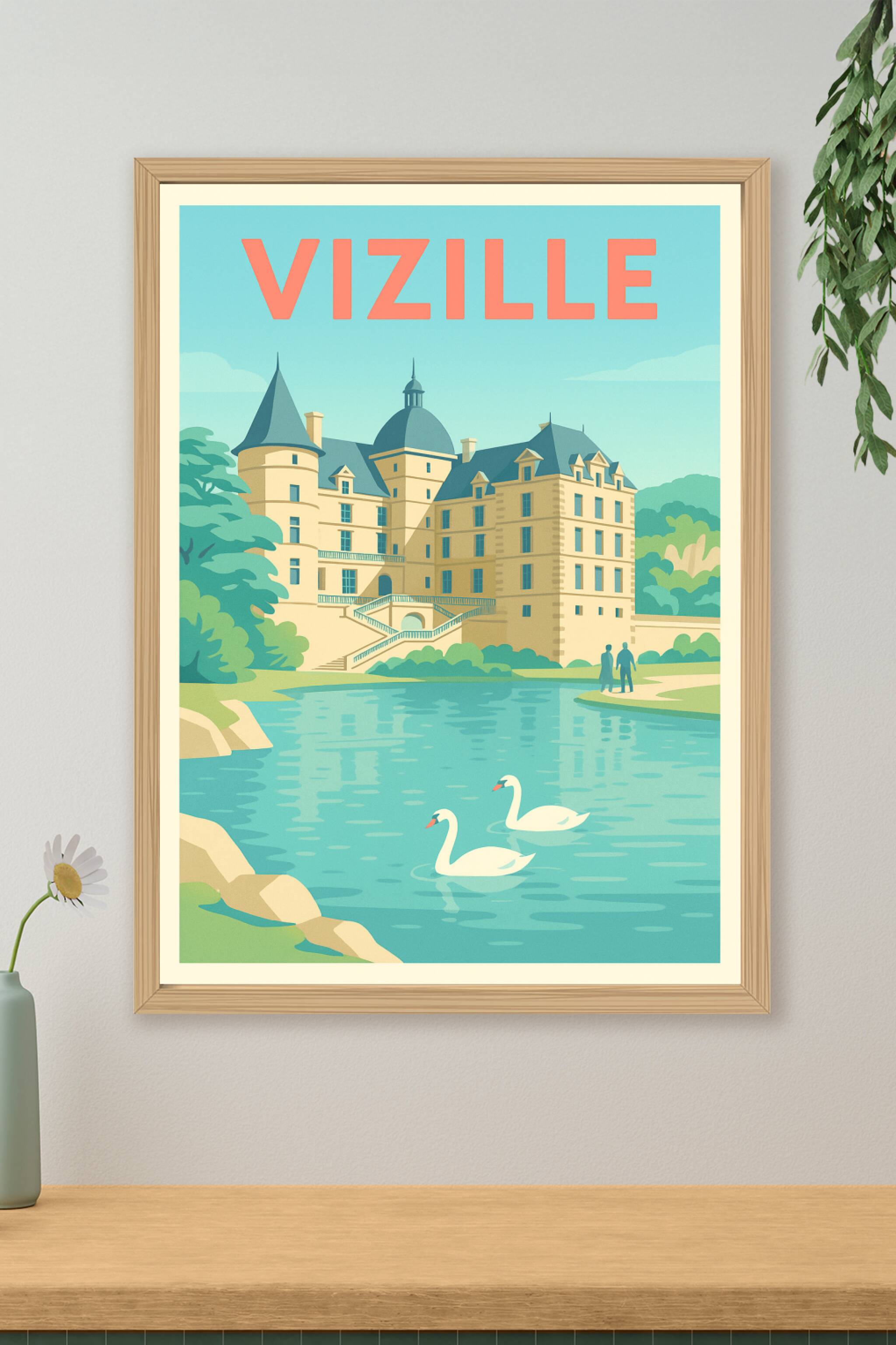 Affiche de Vizille - Élégance et sérénité au Château