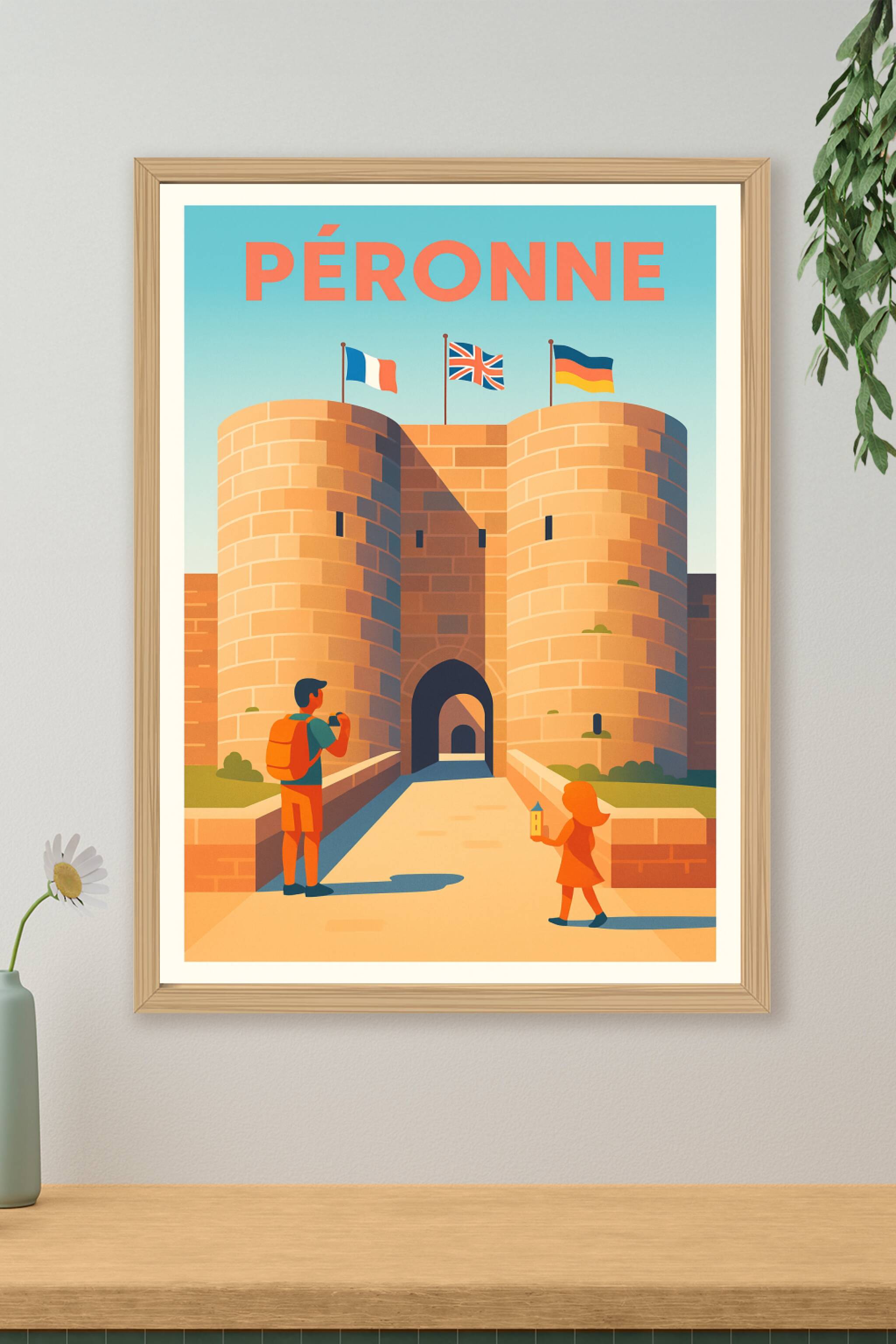 Affiche de Péronne - À la découverte de son histoire fortifiée