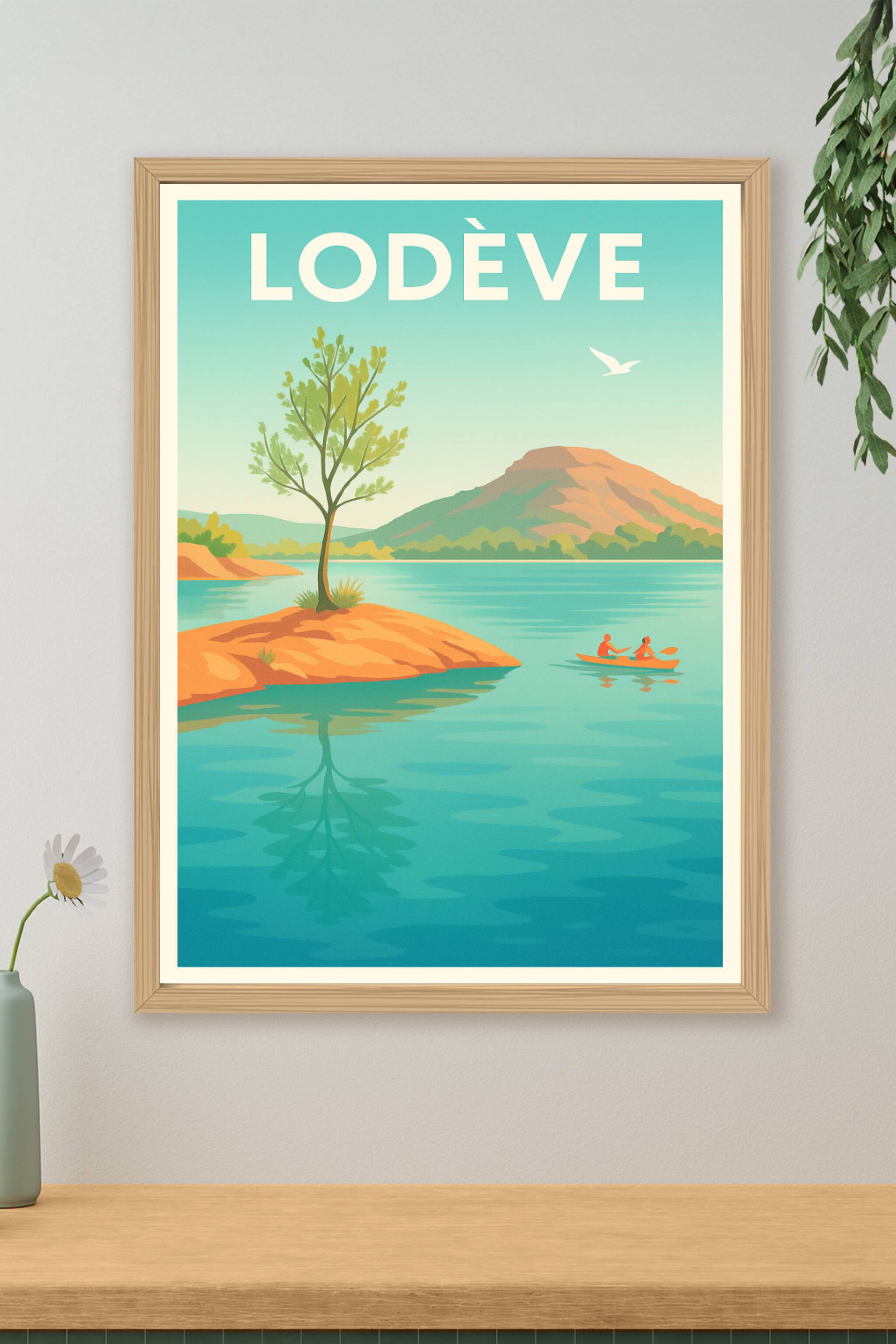 Affiche de Lodève - Sérénité au fil de l'eau