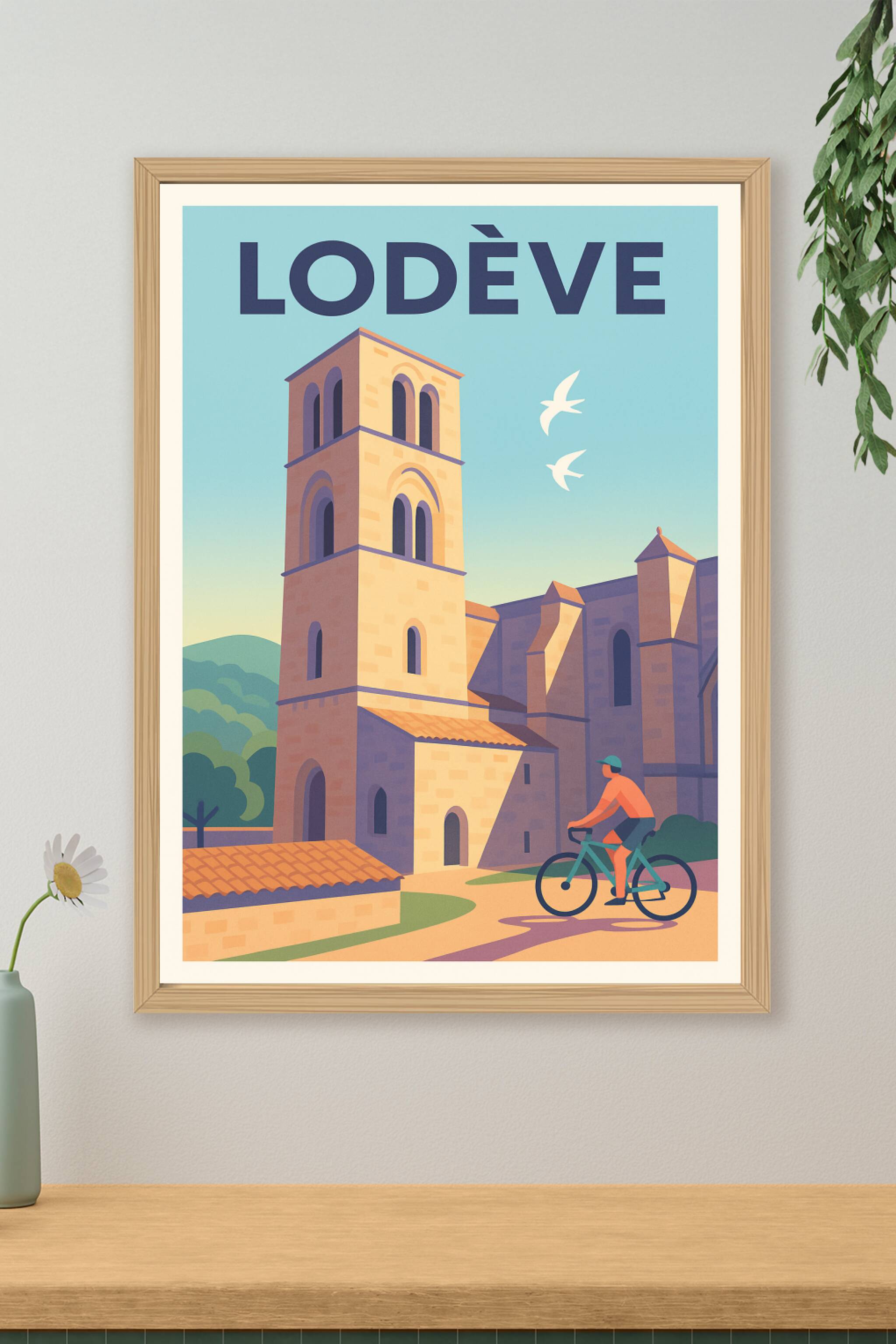 Affiche de Lodève - Charme et sérénité au cœur de l’Hérault