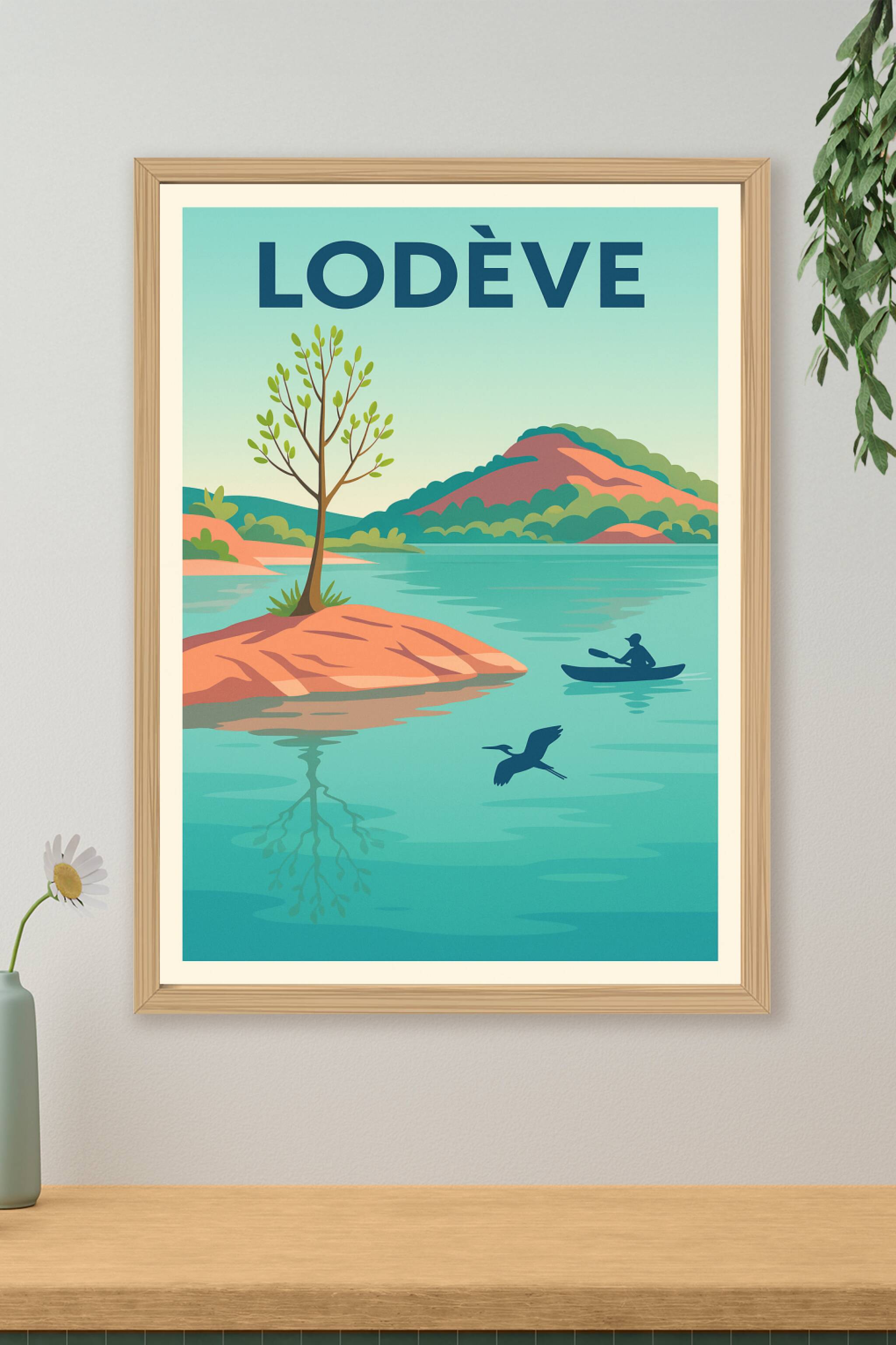 Affiche de Lodève - Escapade paisible au fil de l'eau