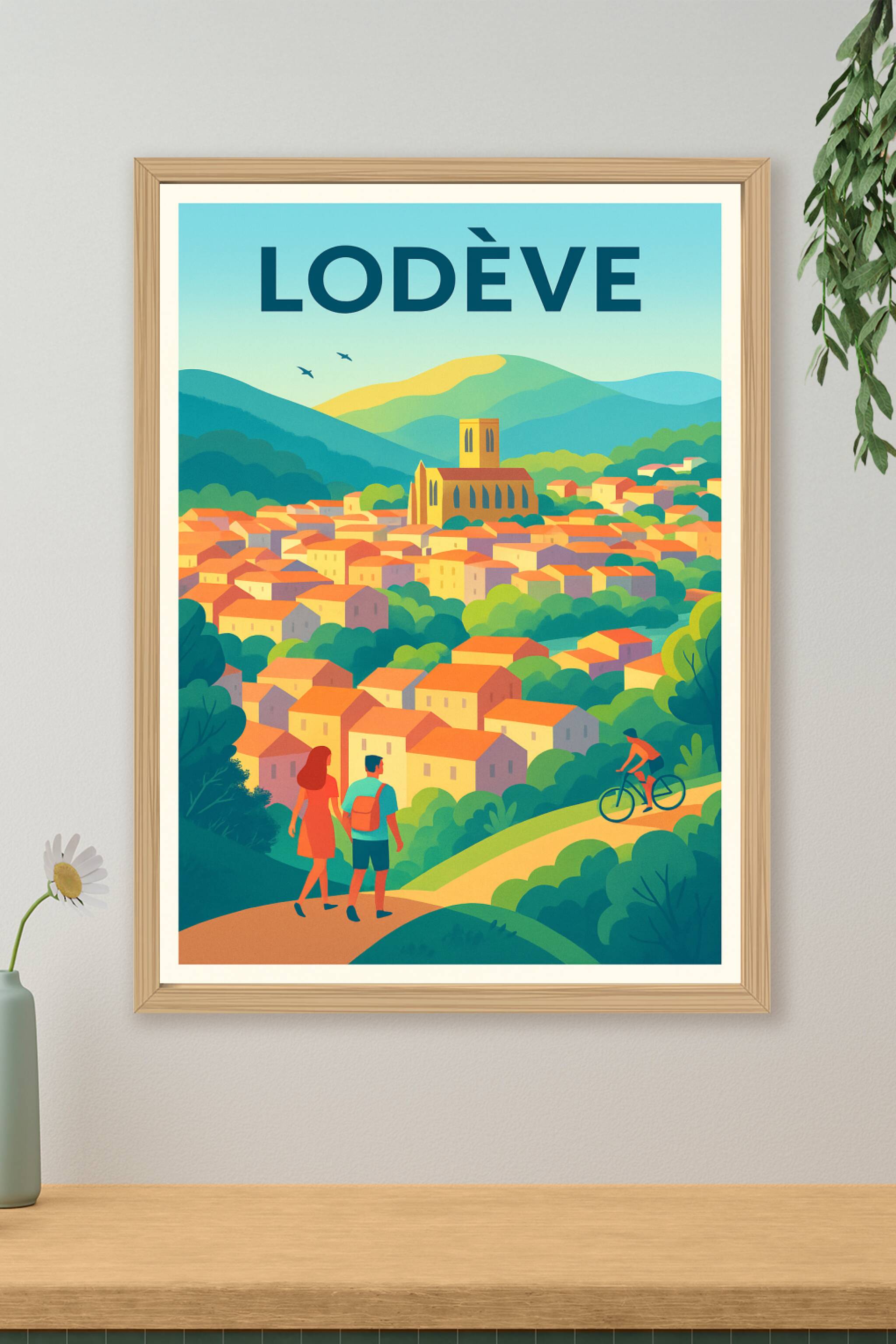 Affiche de Lodève - Évasion et douceur au cœur de l'Hérault