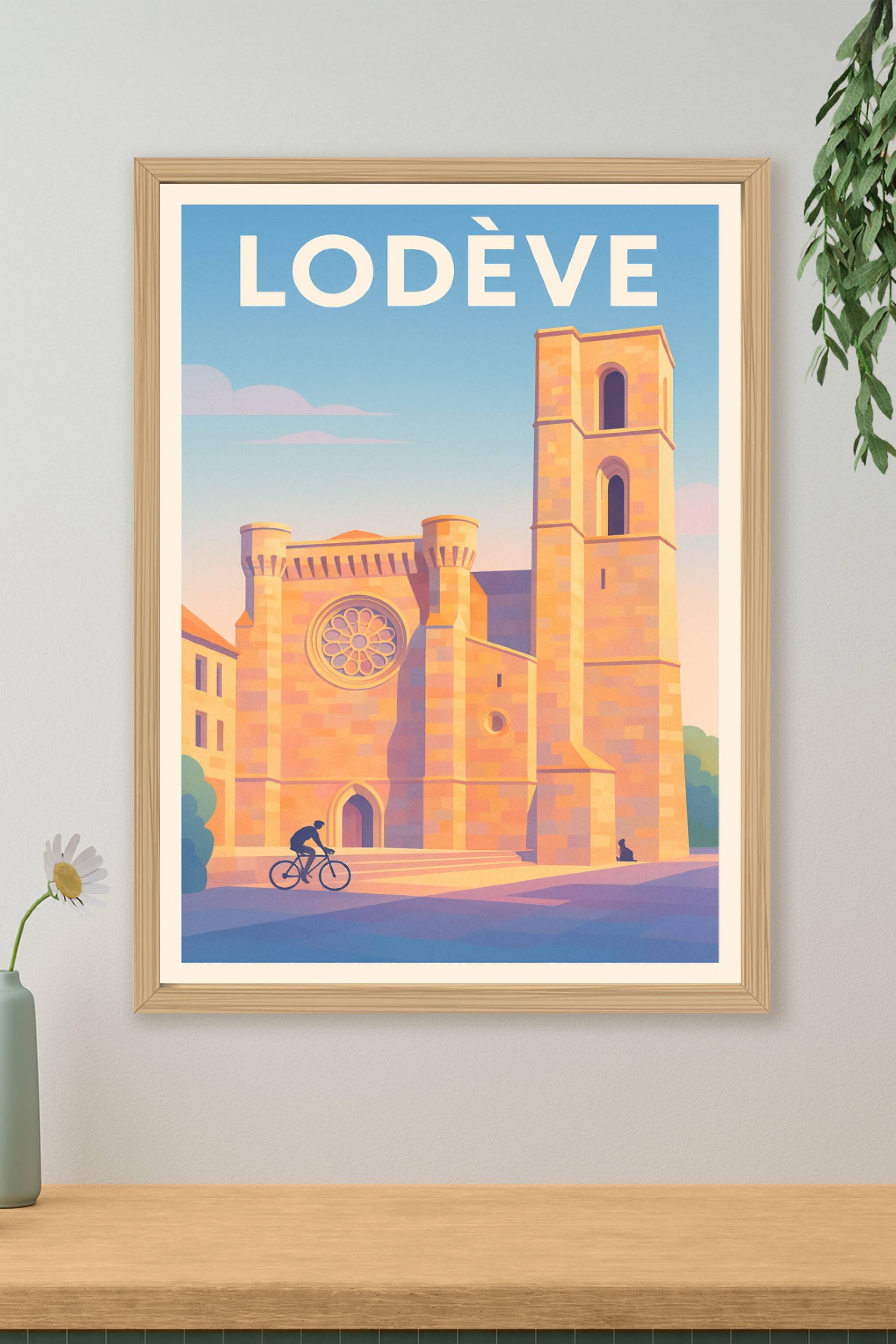 Affiche de Lodève - Lumières douces au cœur de la ville