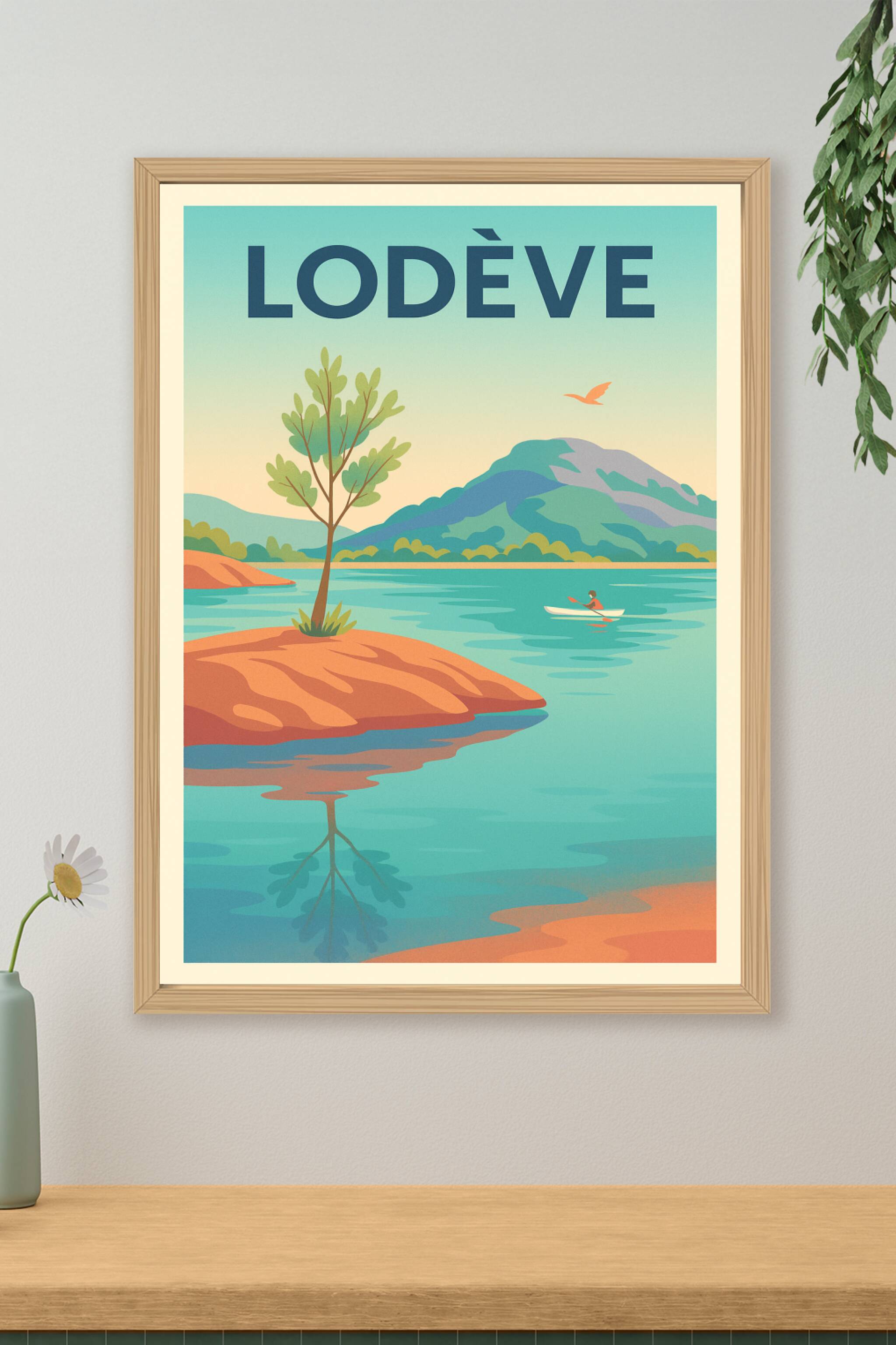 Affiche de Lodève - Évasion au bord de l'eau
