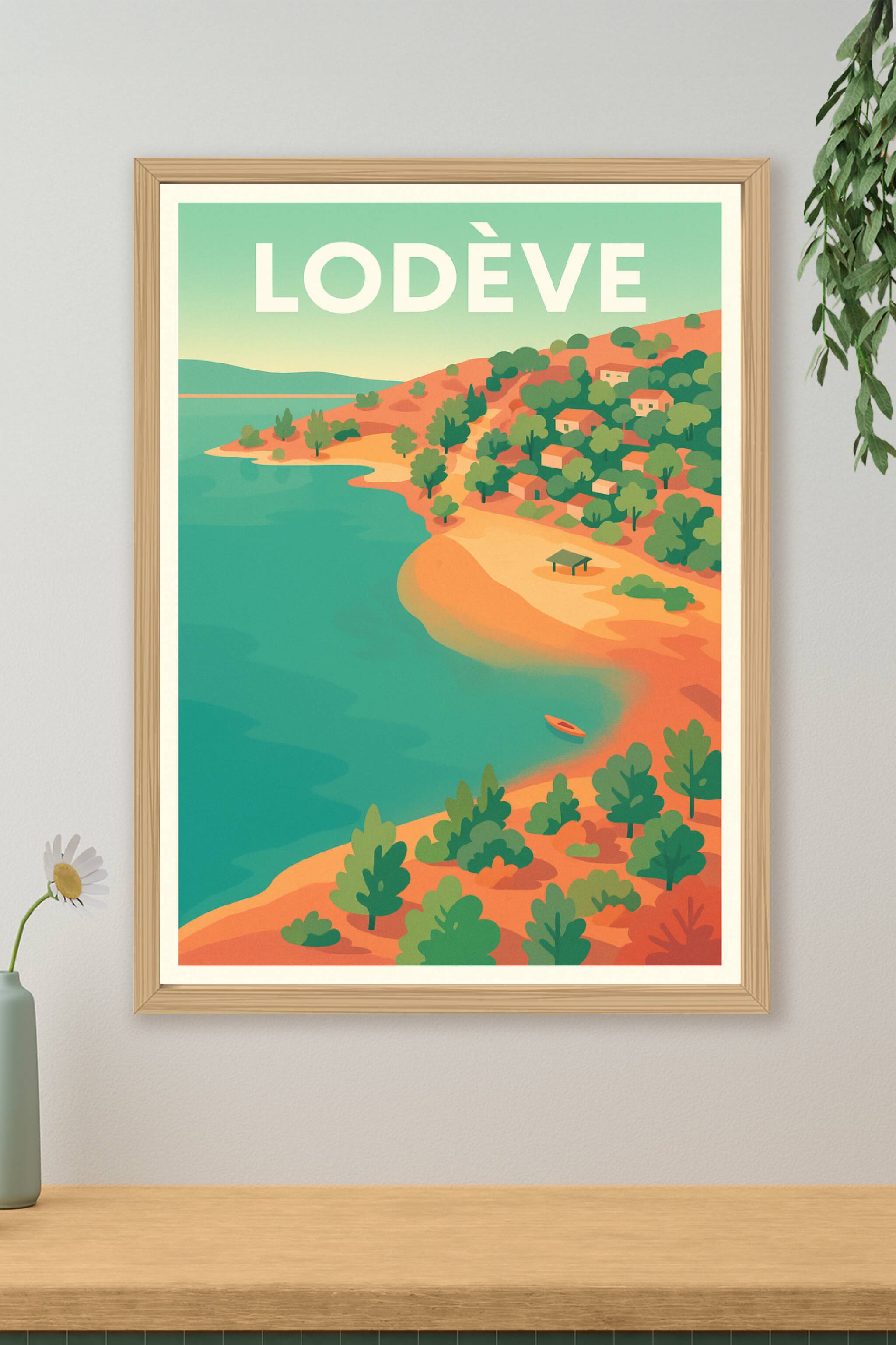 Affiche de Lodève - Évasion douce au bord de l'eau