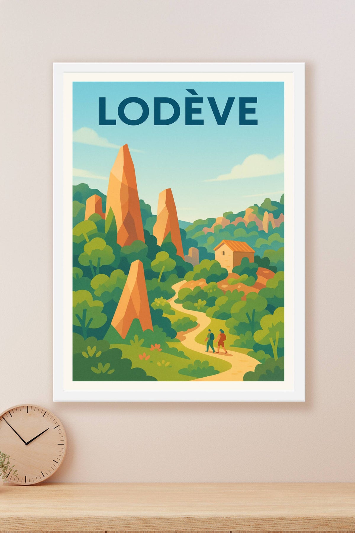 Affiche de Lodève - Escapade nature au cœur des rochers emblématiques