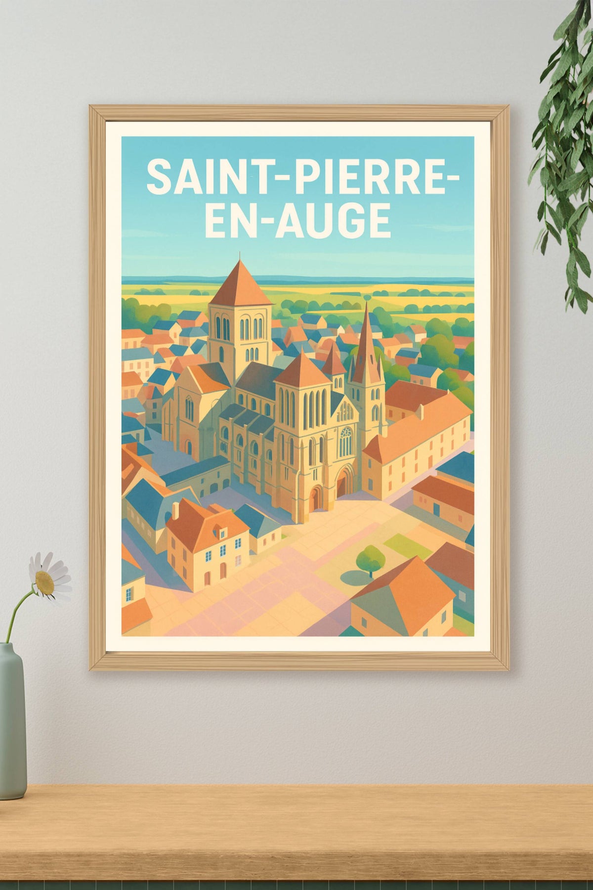 Affiche de Saint-Pierre-en-Auge - Charme et patrimoine au cœur de la Normandie