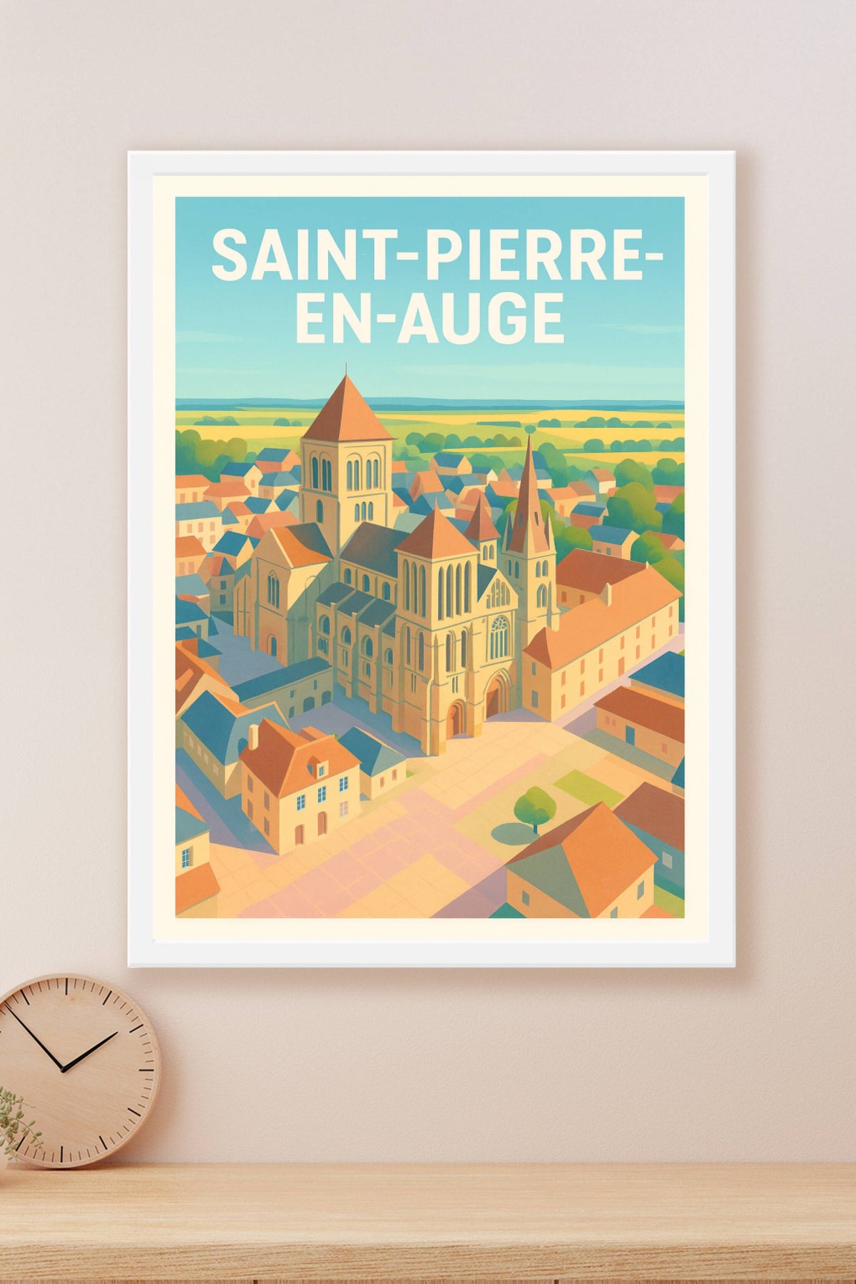 Affiche de Saint-Pierre-en-Auge - Charme et patrimoine au cœur de la Normandie