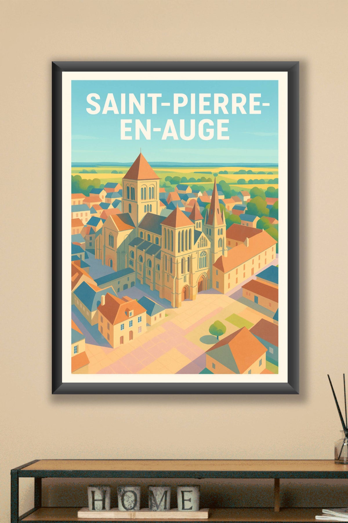 Affiche de Saint-Pierre-en-Auge - Charme et patrimoine au cœur de la Normandie