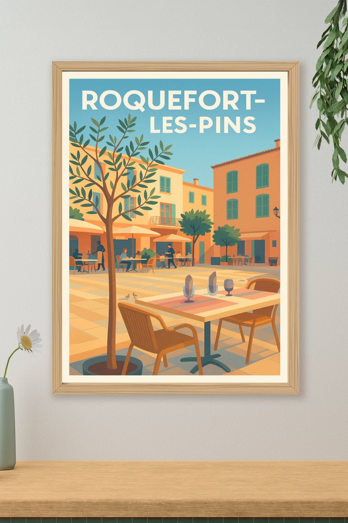 Affiche de Roquefort-les-Pins - Charme Provençal en Terrasse