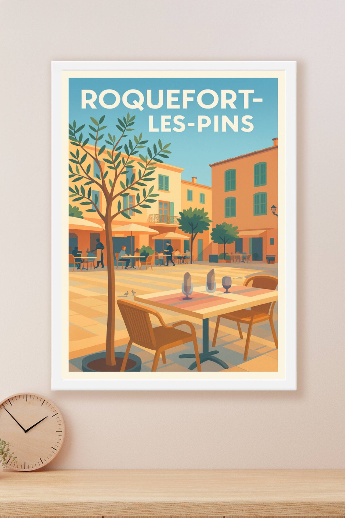 Affiche de Roquefort-les-Pins - Charme Provençal en Terrasse