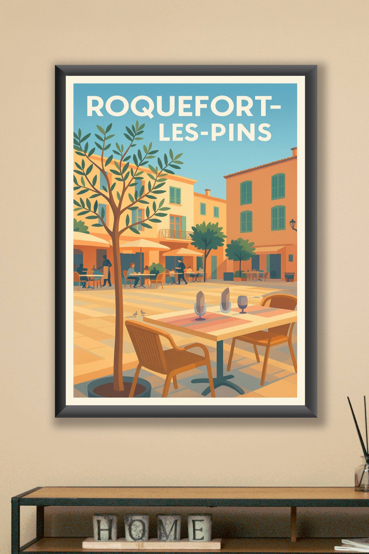 Affiche de Roquefort-les-Pins - Charme Provençal en Terrasse