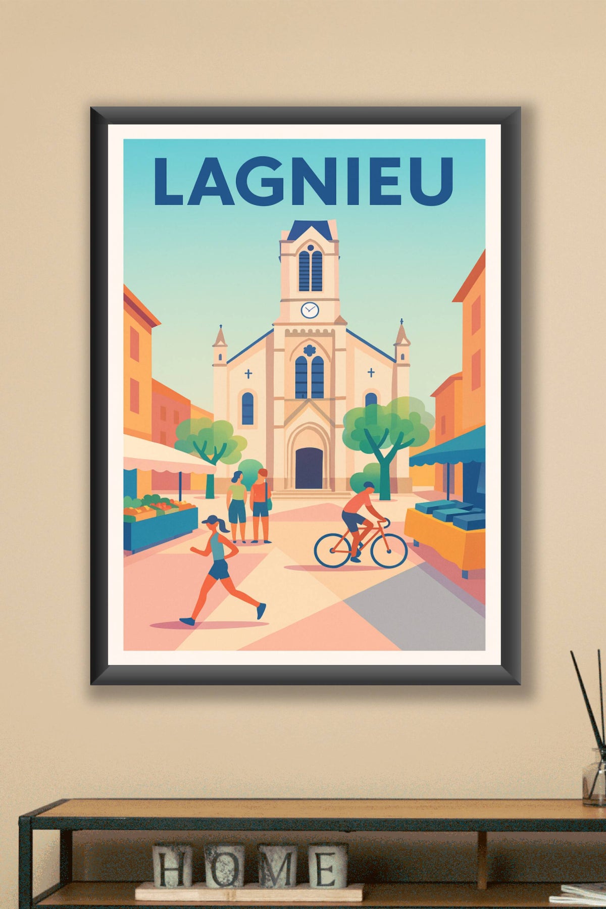 Affiche de Lagnieu - L'ambiance conviviale du cœur de ville