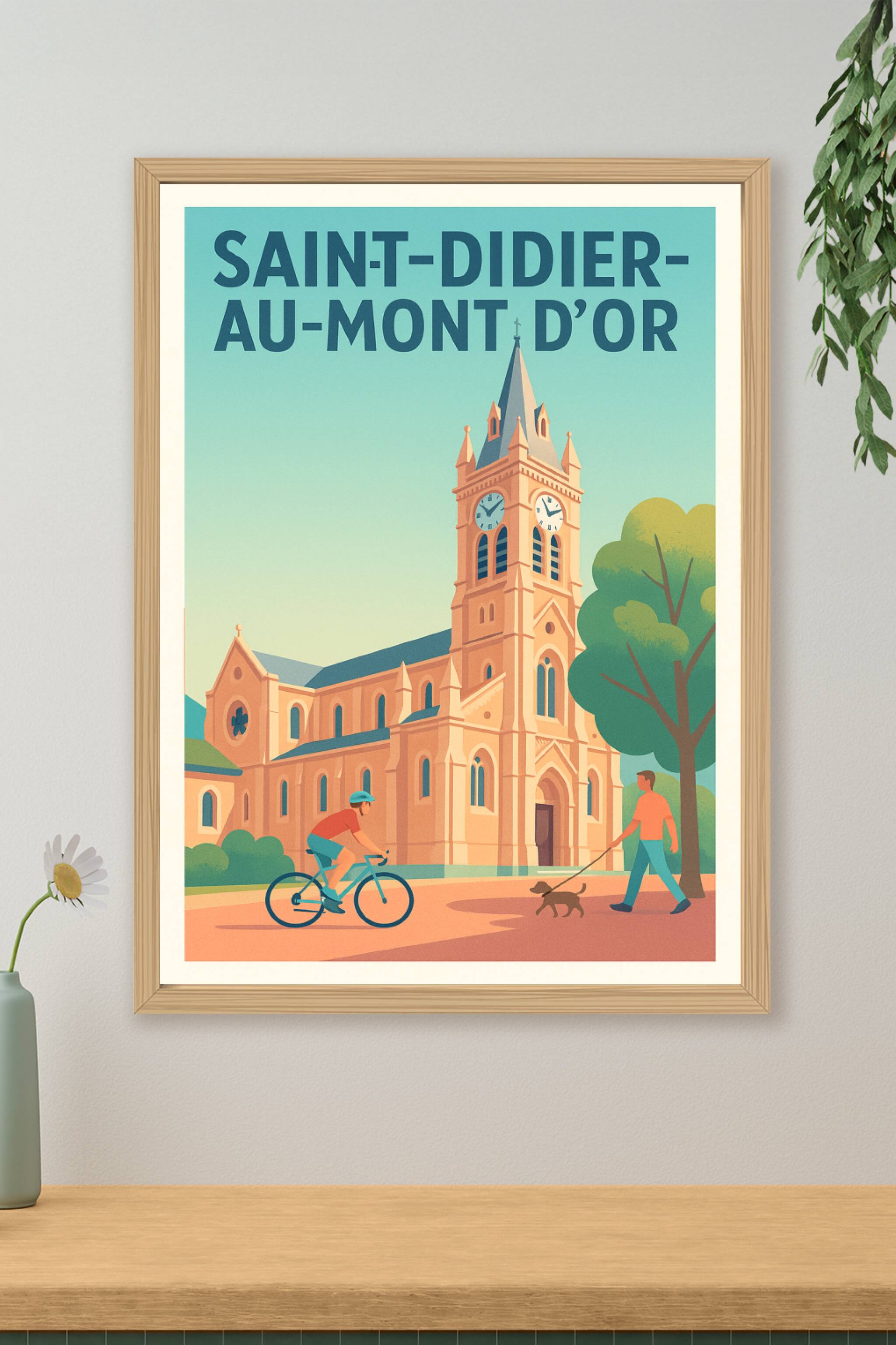 Affiche de Saint-Didier-au-Mont-d'Or - Sérénité au cœur du village