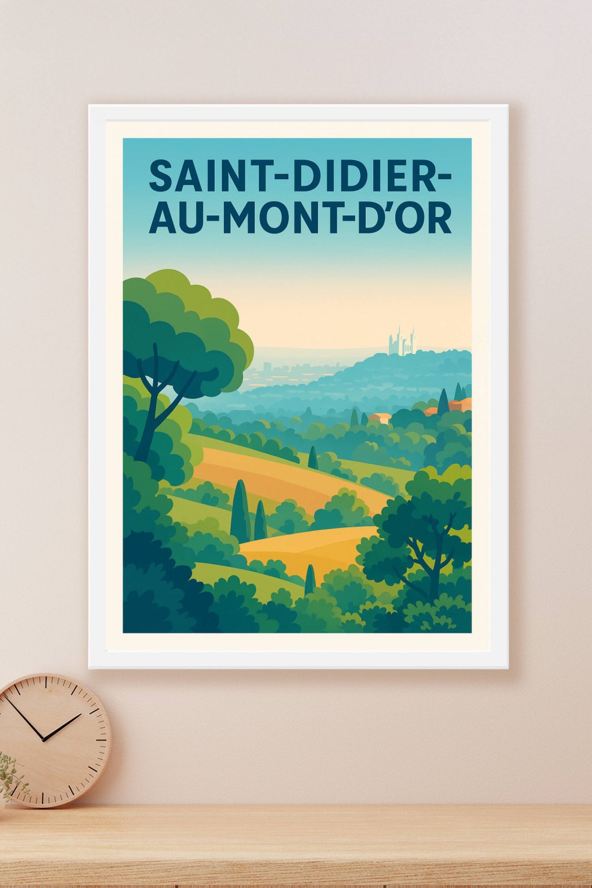 Affiche de Saint-Didier-au-Mont-d'Or - Harmonie naturelle et douceur de vivre