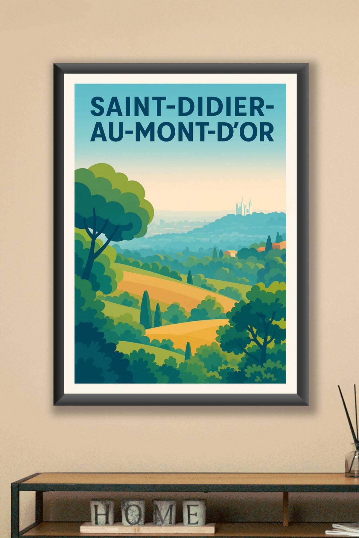 Affiche de Saint-Didier-au-Mont-d'Or - Harmonie naturelle et douceur de vivre