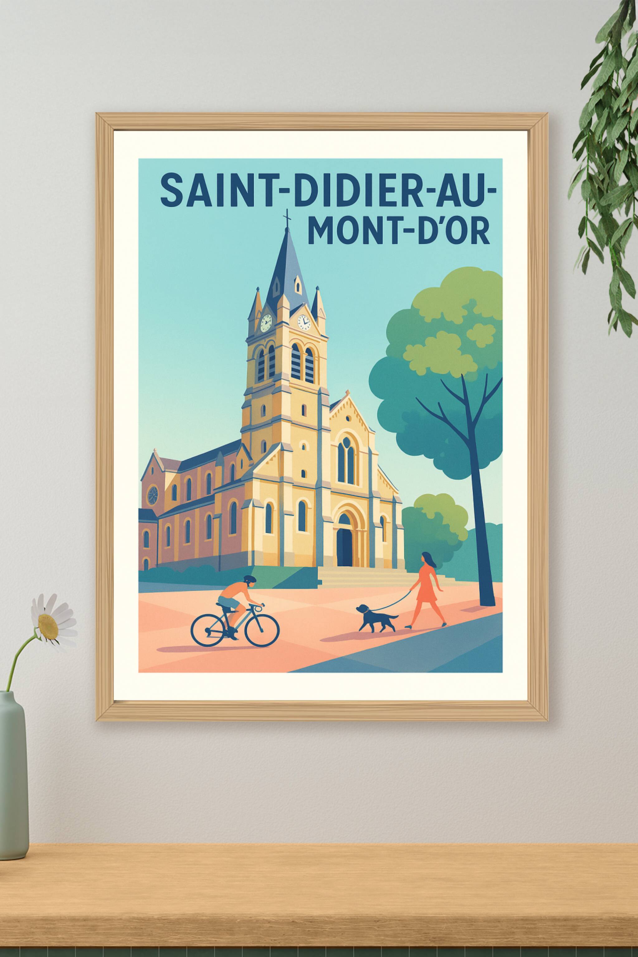 Affiche de Saint-Didier-au-Mont-d'Or - Charme et sérénité au cœur du village