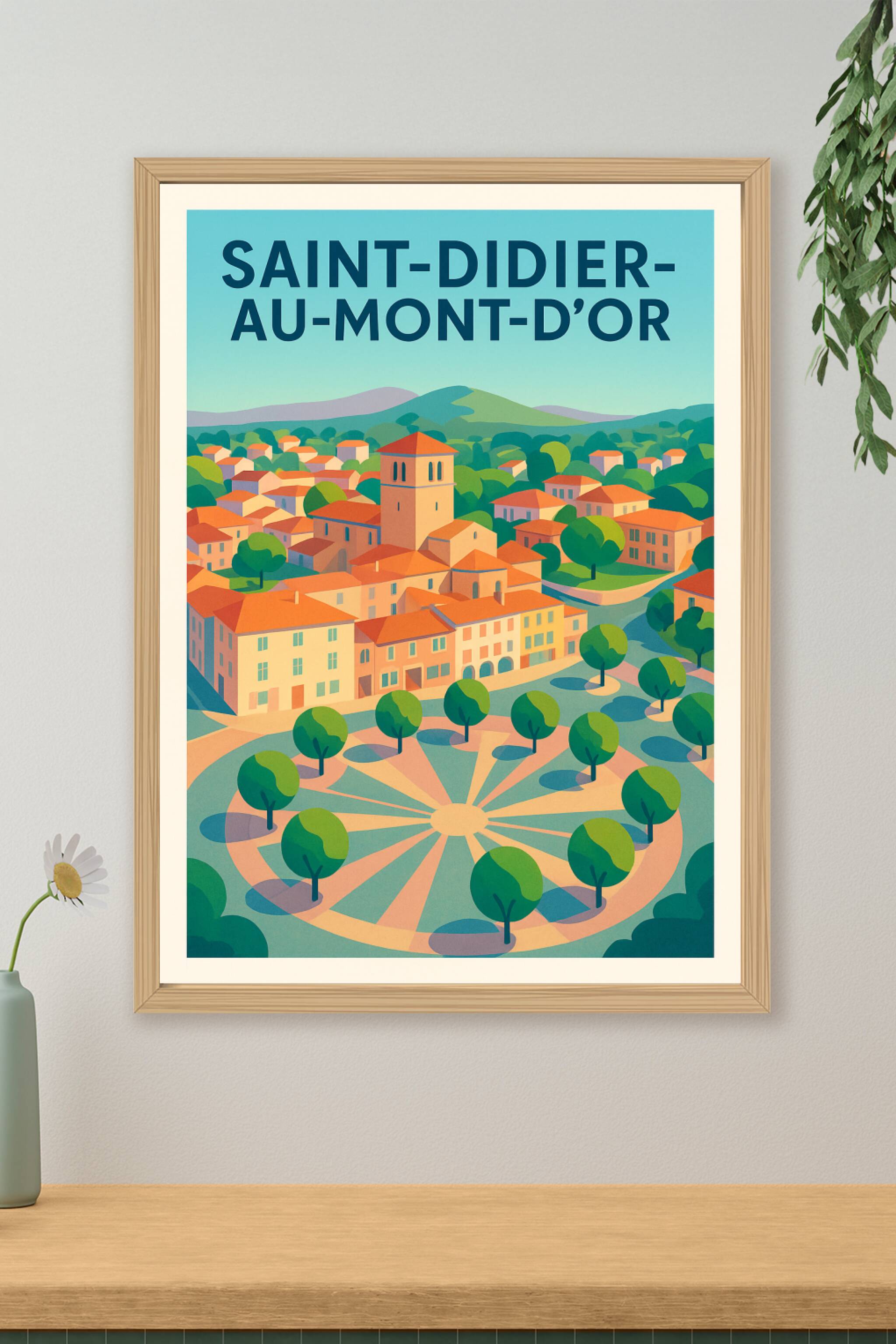 Affiche de Saint-Didier-au-Mont-d'Or - Charme et sérénité en lumière