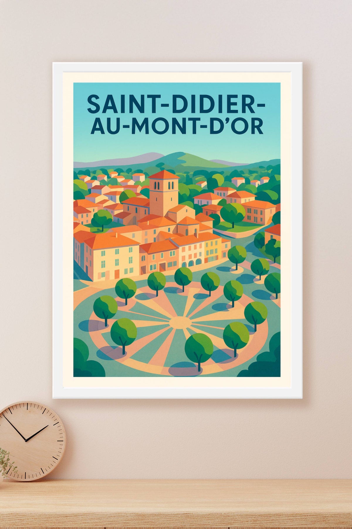 Affiche de Saint-Didier-au-Mont-d'Or - Charme et sérénité en lumière