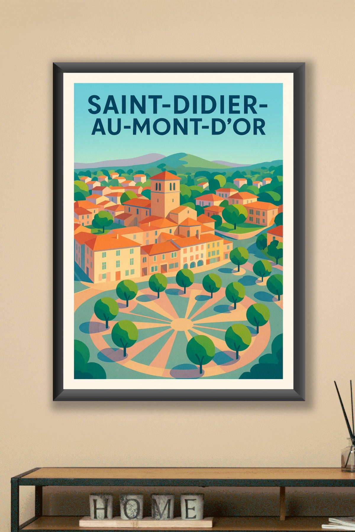 Affiche de Saint-Didier-au-Mont-d'Or - Charme et sérénité en lumière
