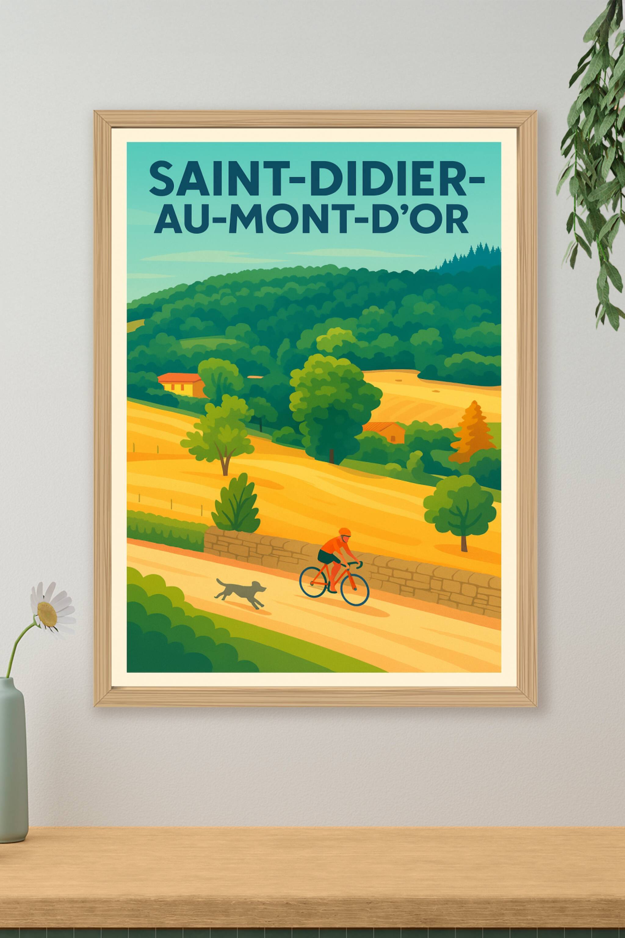 Affiche de Saint-Didier-au-Mont-d'Or - Échappée bucolique à vélo