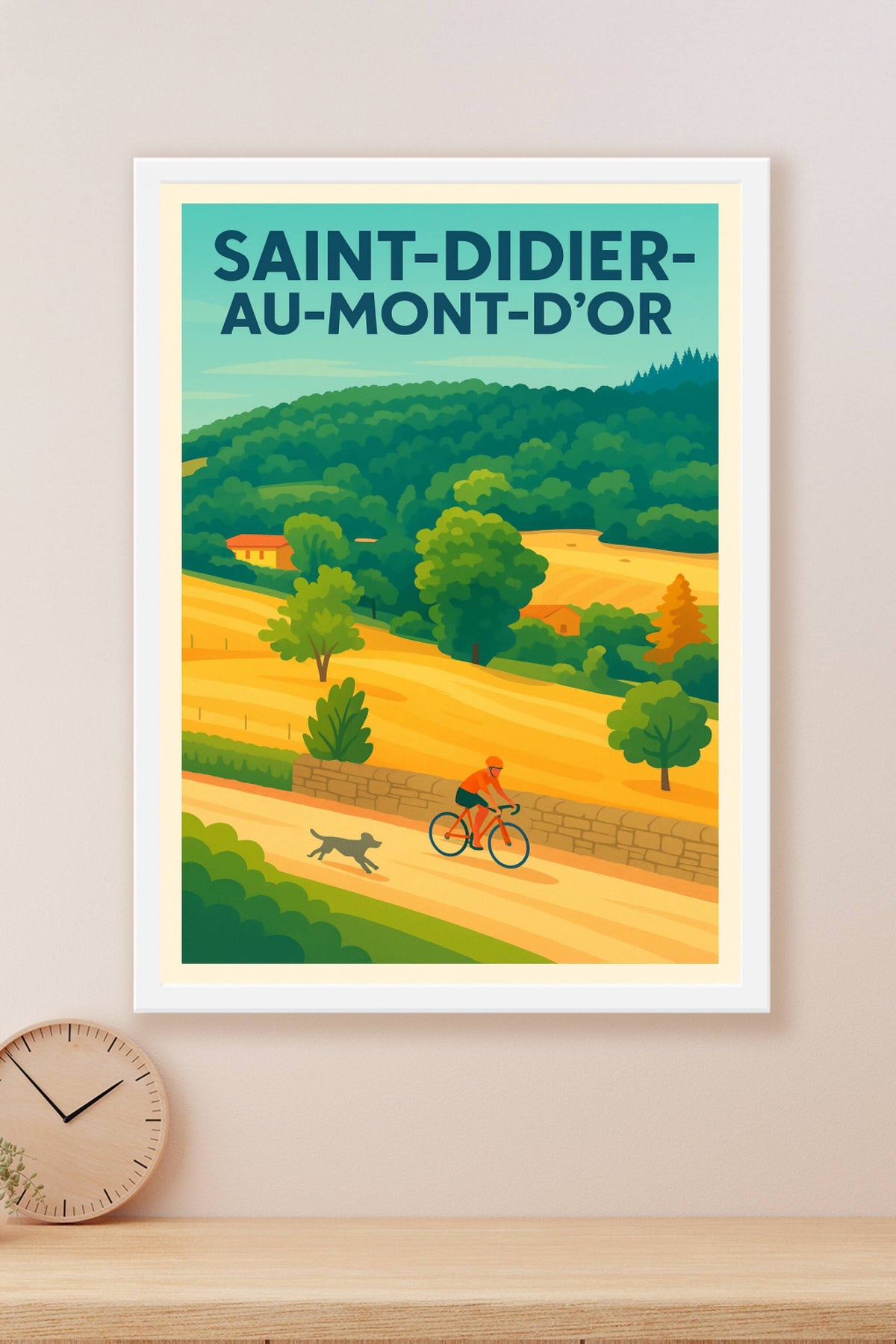 Affiche de Saint-Didier-au-Mont-d'Or - Échappée bucolique à vélo