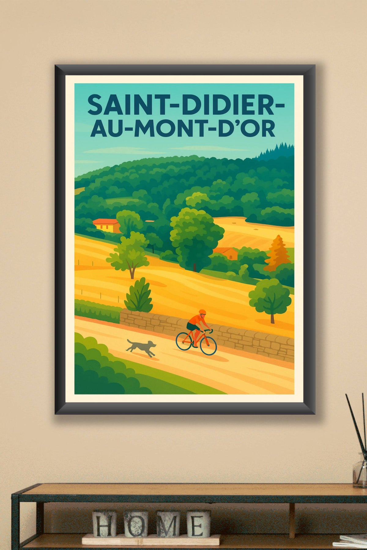 Affiche de Saint-Didier-au-Mont-d'Or - Échappée bucolique à vélo