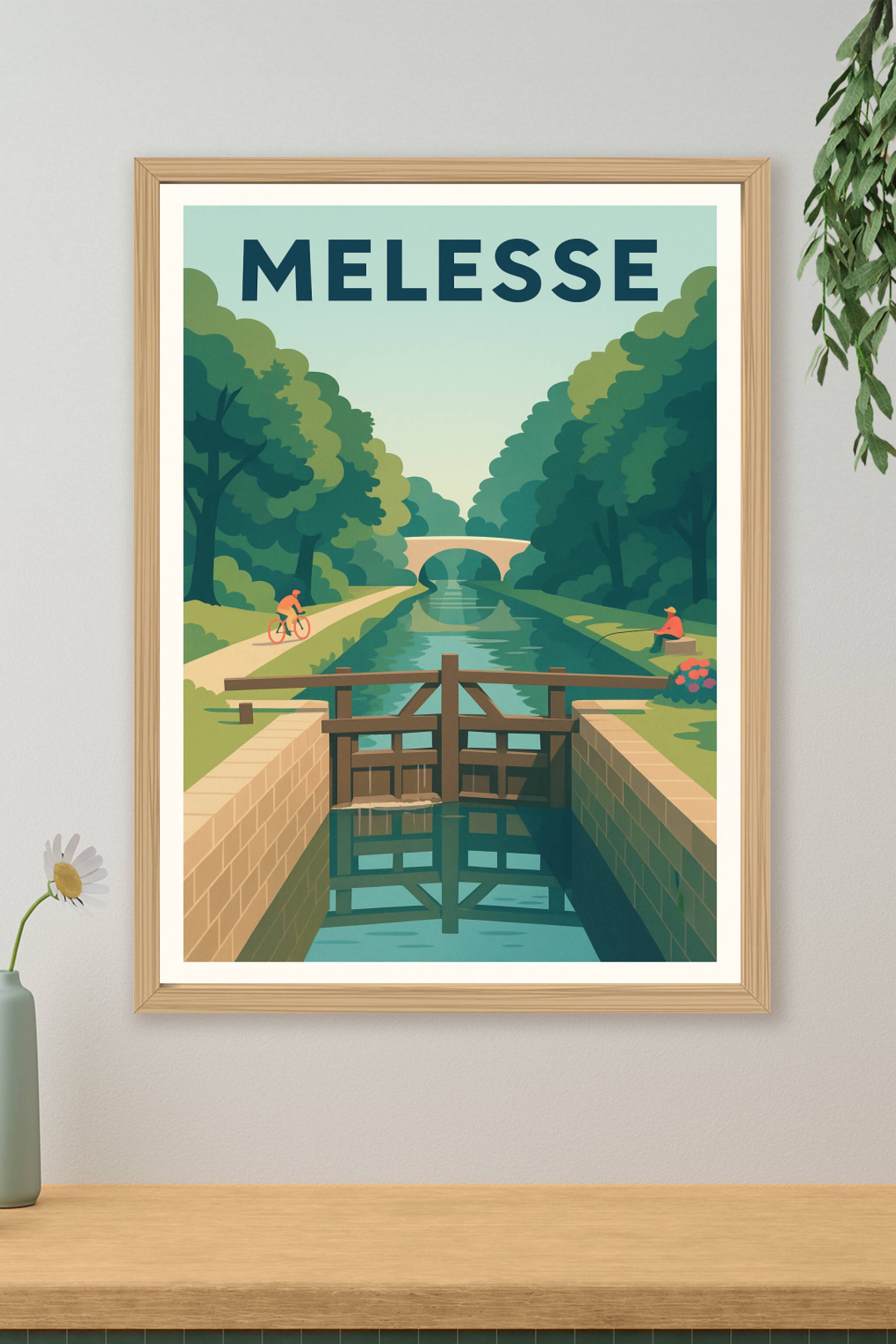 Affiche de Melesse - Évasion bucolique au fil de l'eau