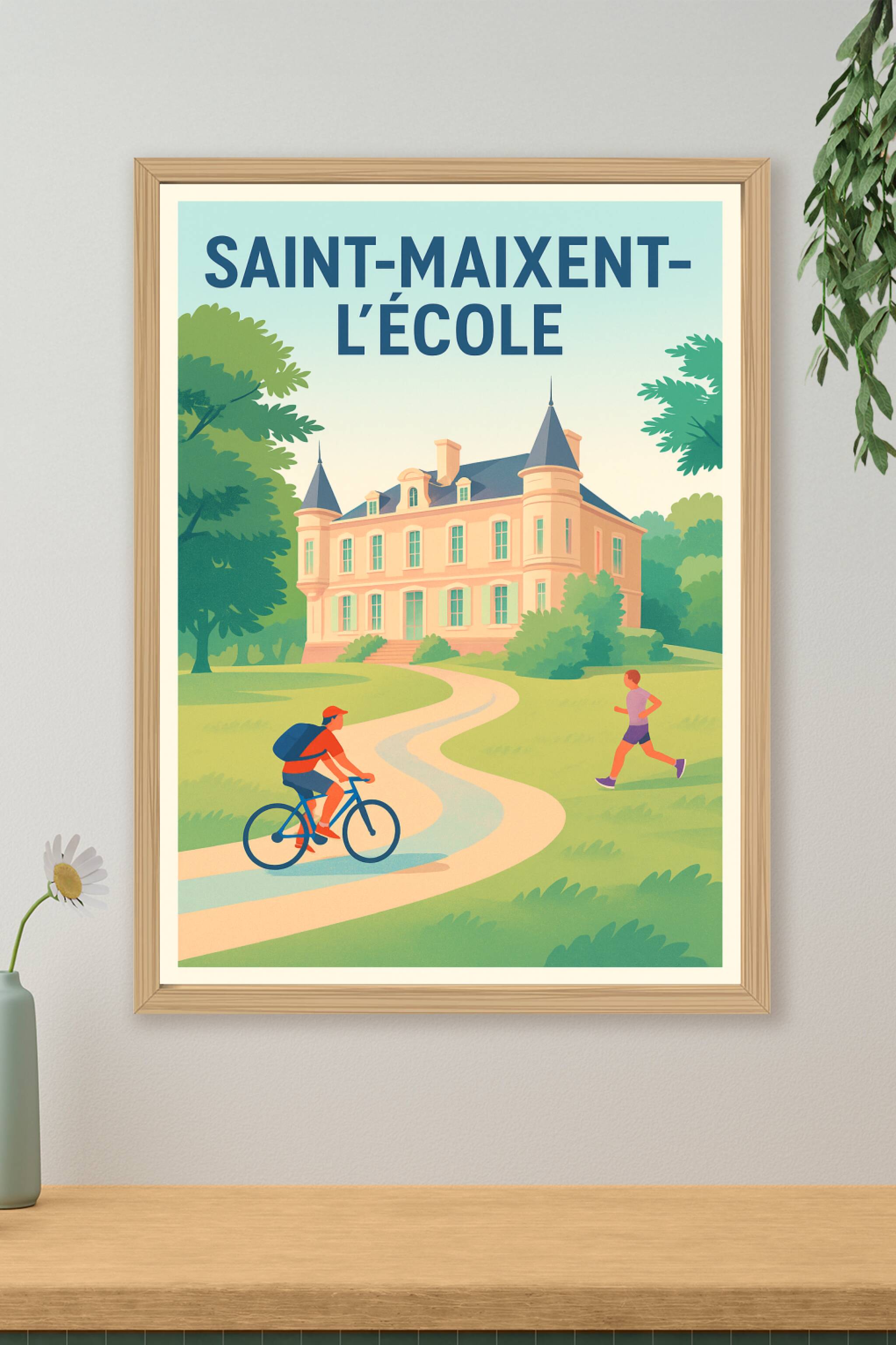 Affiche de Saint-Maixent-l'École - Charme et détente en pleine nature