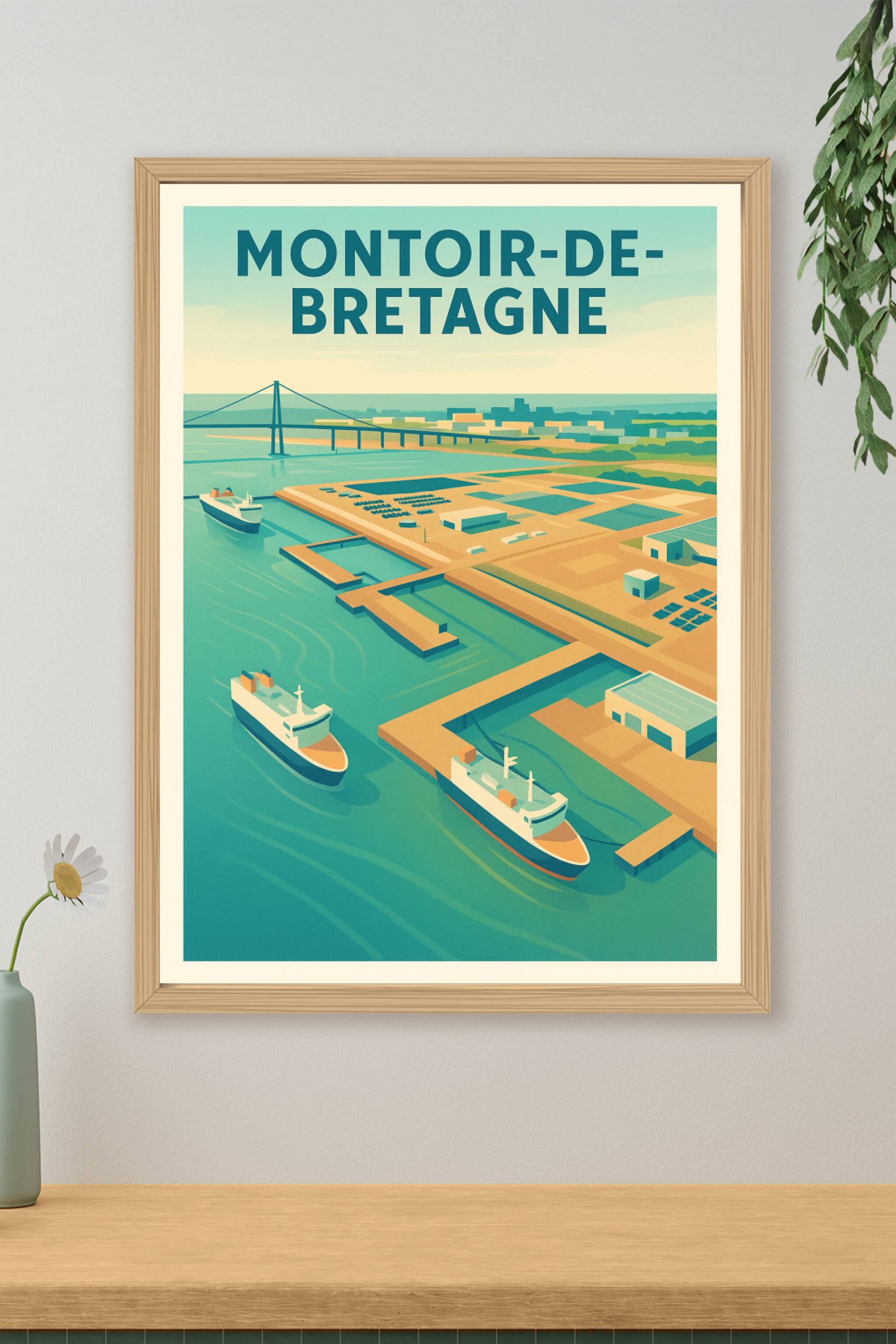 Affiche de Montoir-de-Bretagne - L'Escapade Portuaire et Industrielle