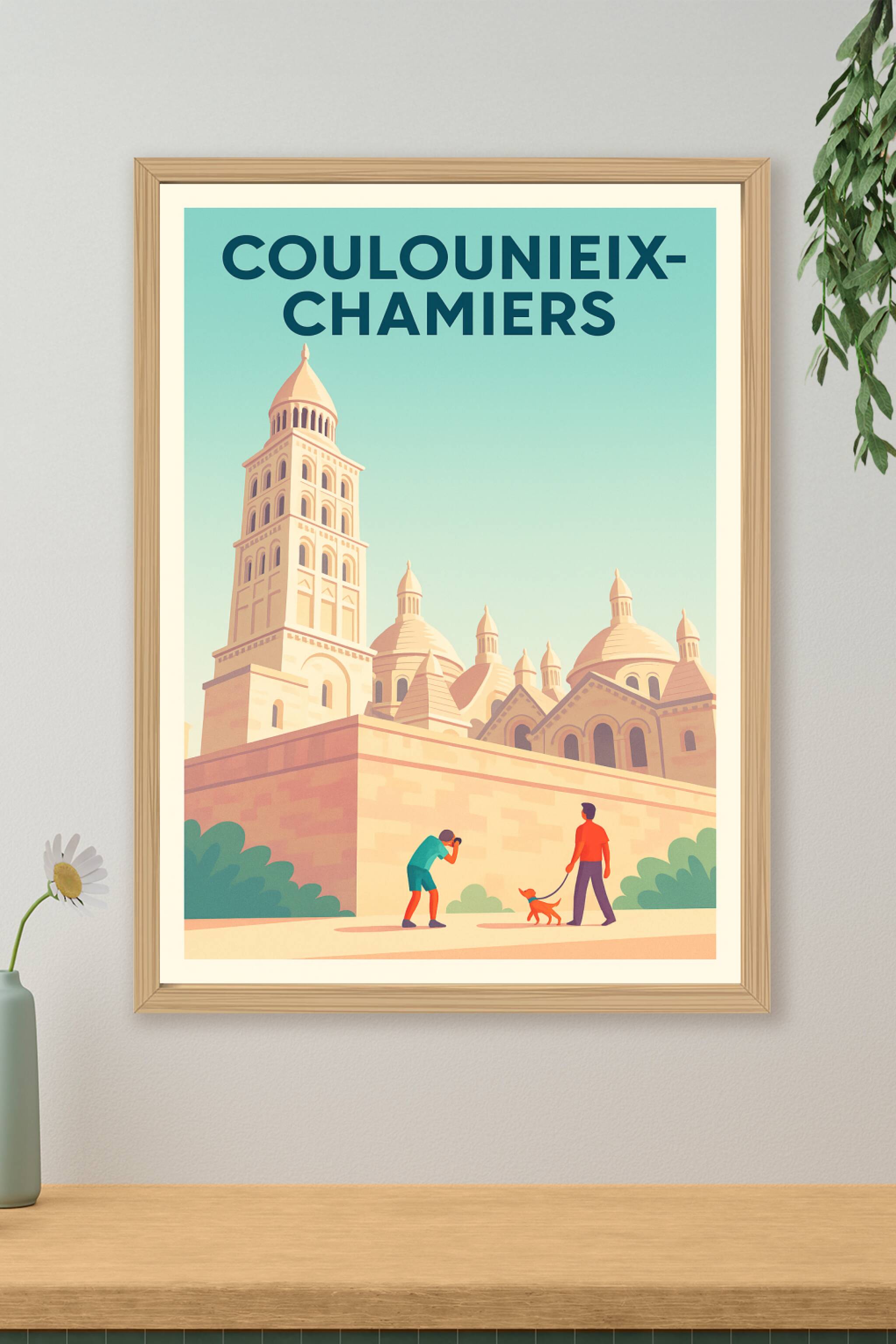 Affiche de Coulounieix-Chamiers - Charme et architecture intemporelle