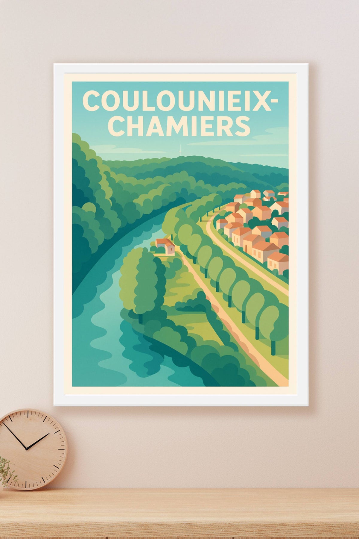 Affiche de Coulounieix-Chamiers - Une invitation à la nature paisible