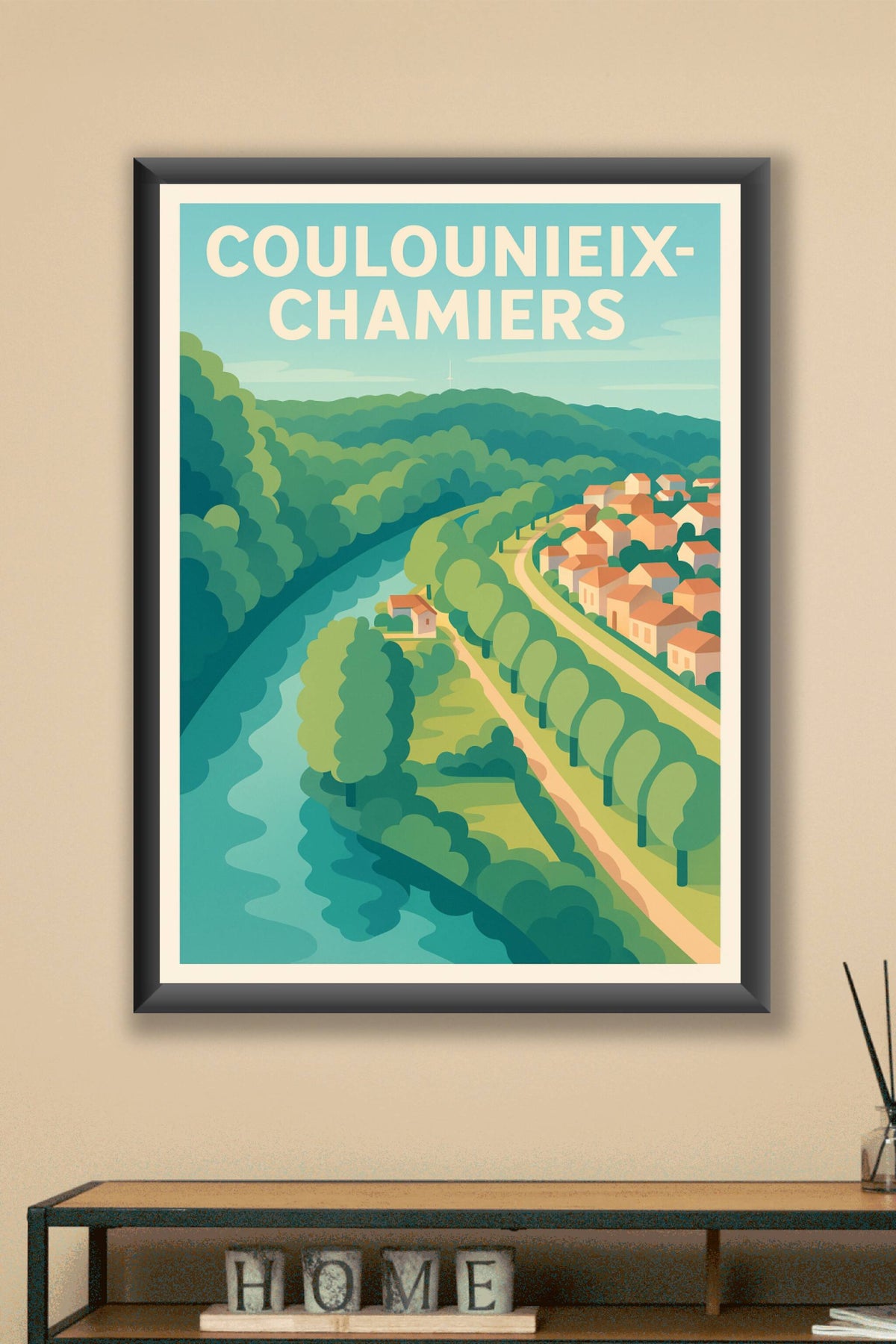 Affiche de Coulounieix-Chamiers - Une invitation à la nature paisible