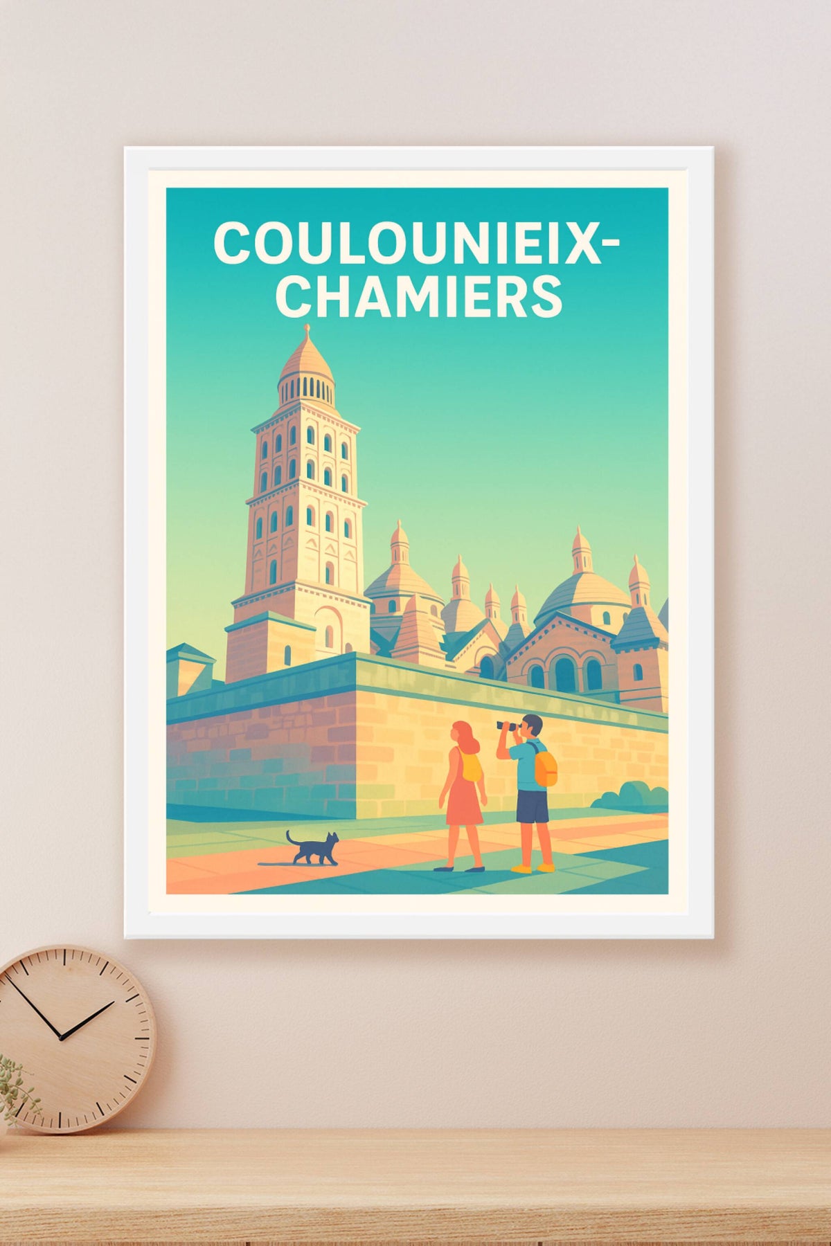 Affiche de Coulounieix-Chamiers - Explorez l'architecture historique en poster