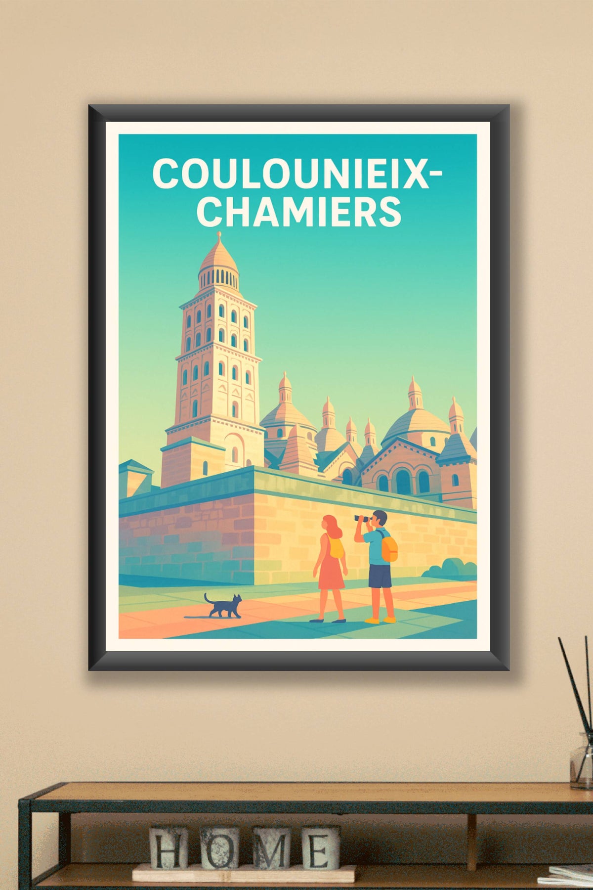 Affiche de Coulounieix-Chamiers - Explorez l'architecture historique en poster