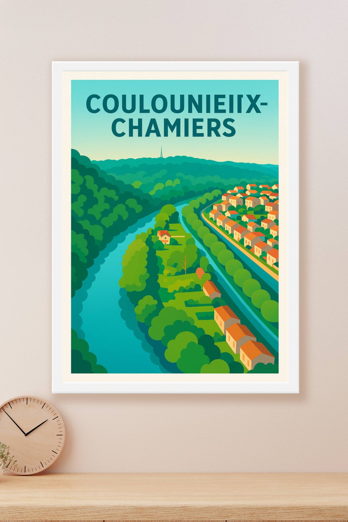 Affiche de Coulounieix-Chamiers - Harmonie naturelle au fil de l'eau