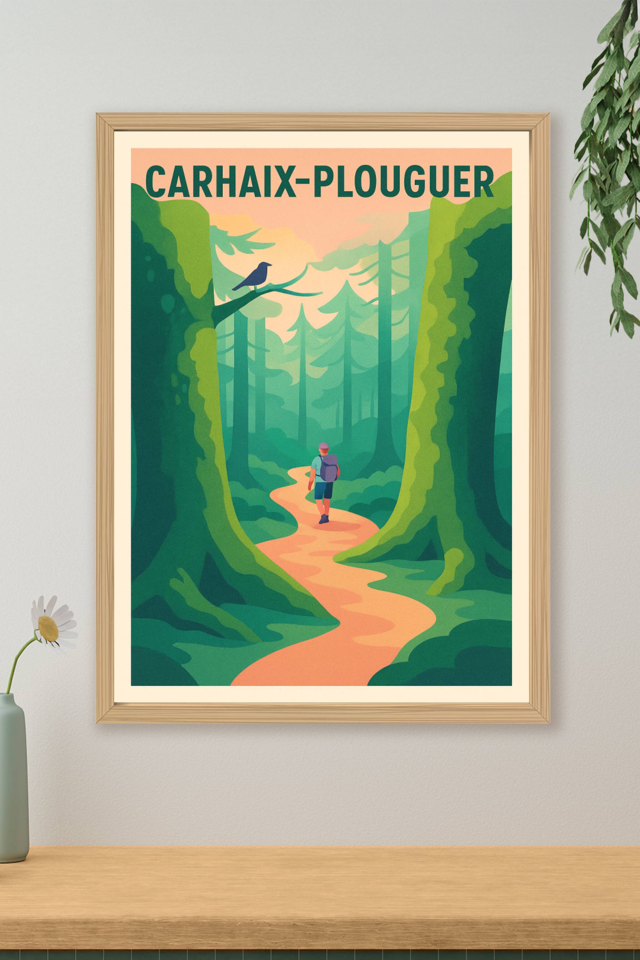 Affiche de Carhaix-Plouguer - L'évasion au cœur de la nature