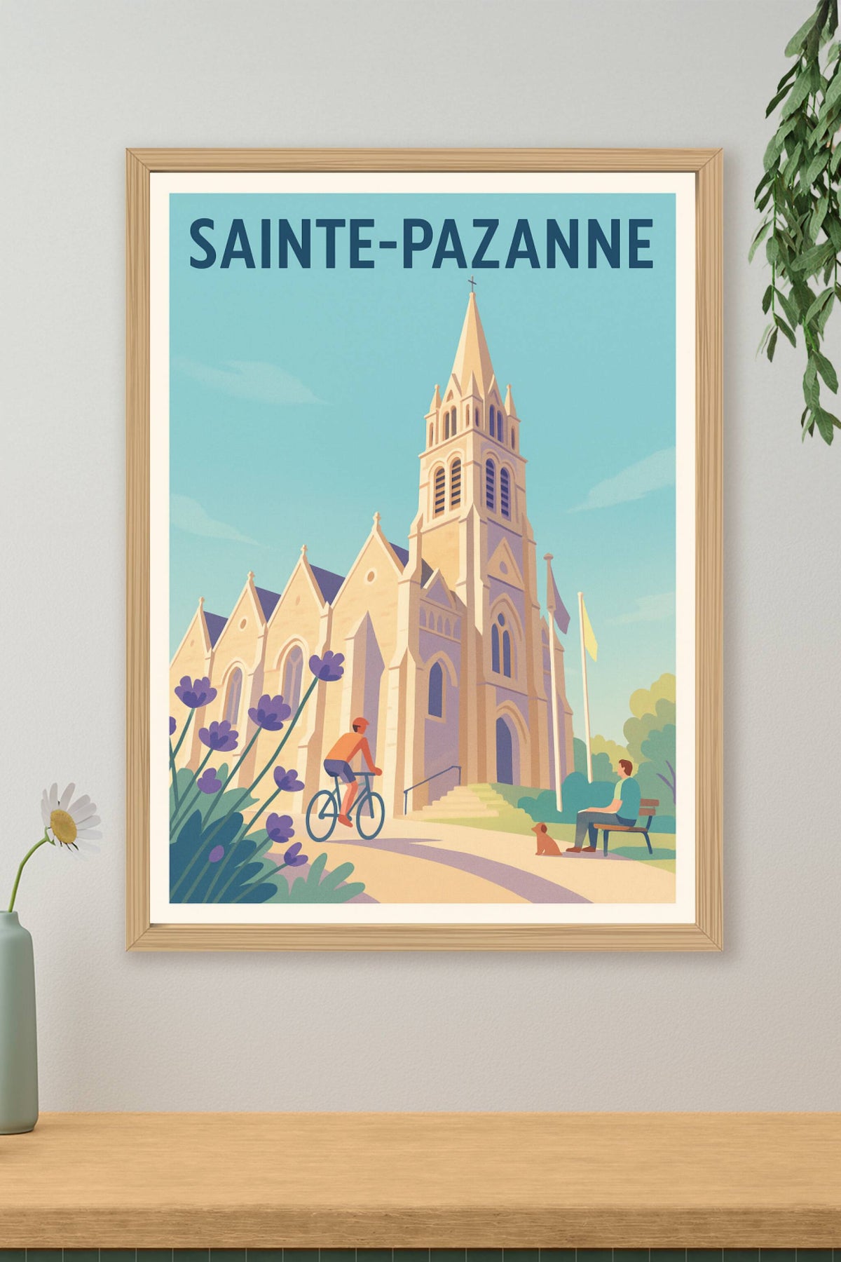 Affiche de Sainte-Pazanne - Charme et sérénité au cœur du village
