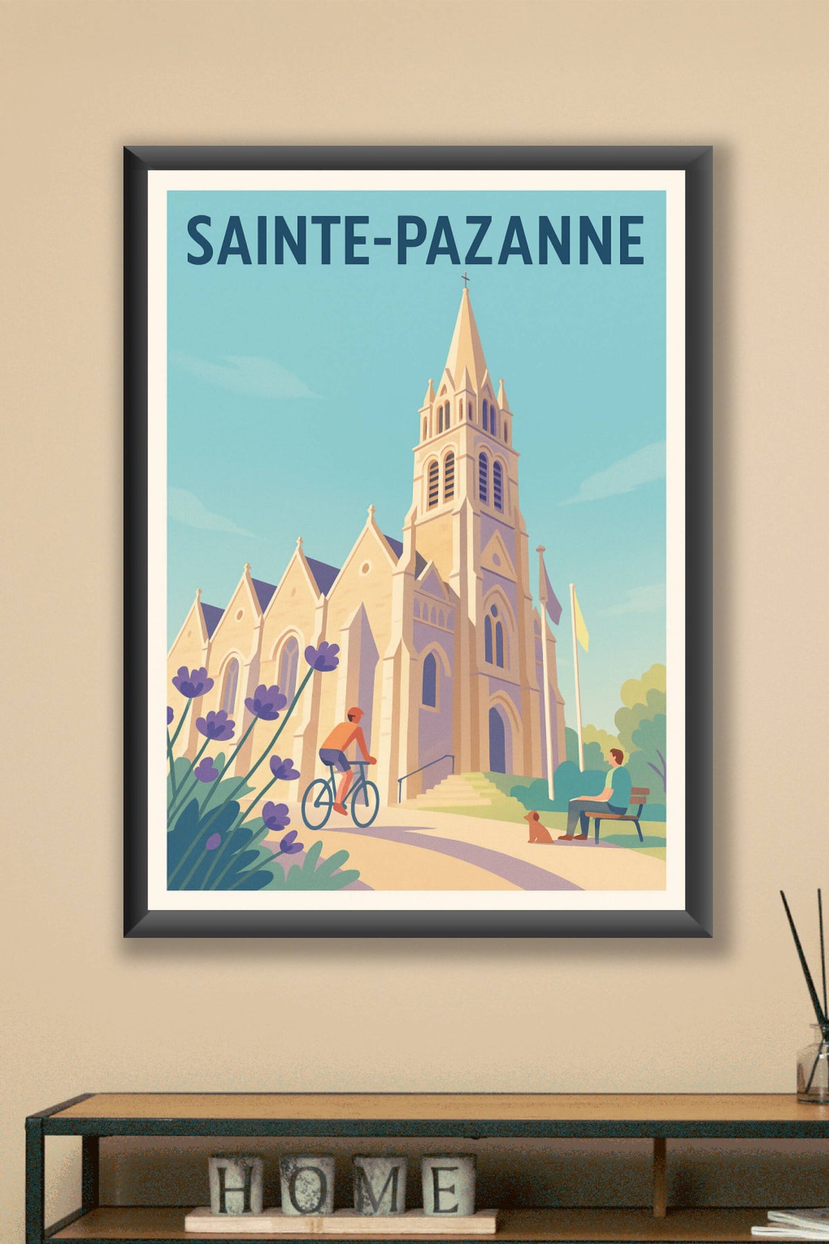 Affiche de Sainte-Pazanne - Charme et sérénité au cœur du village