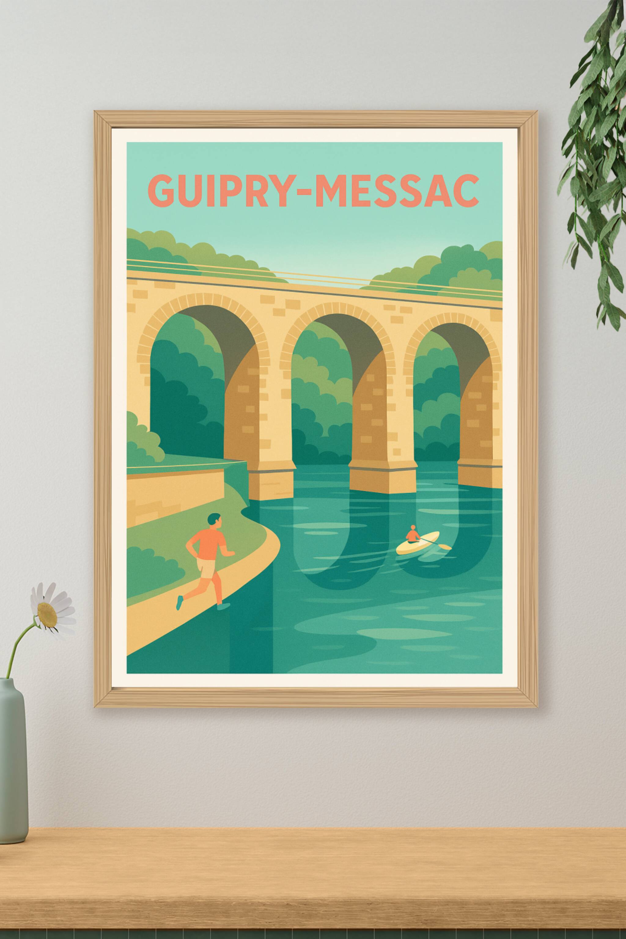 Affiche de Guipry-Messac - Évasion et nature au fil de l'eau