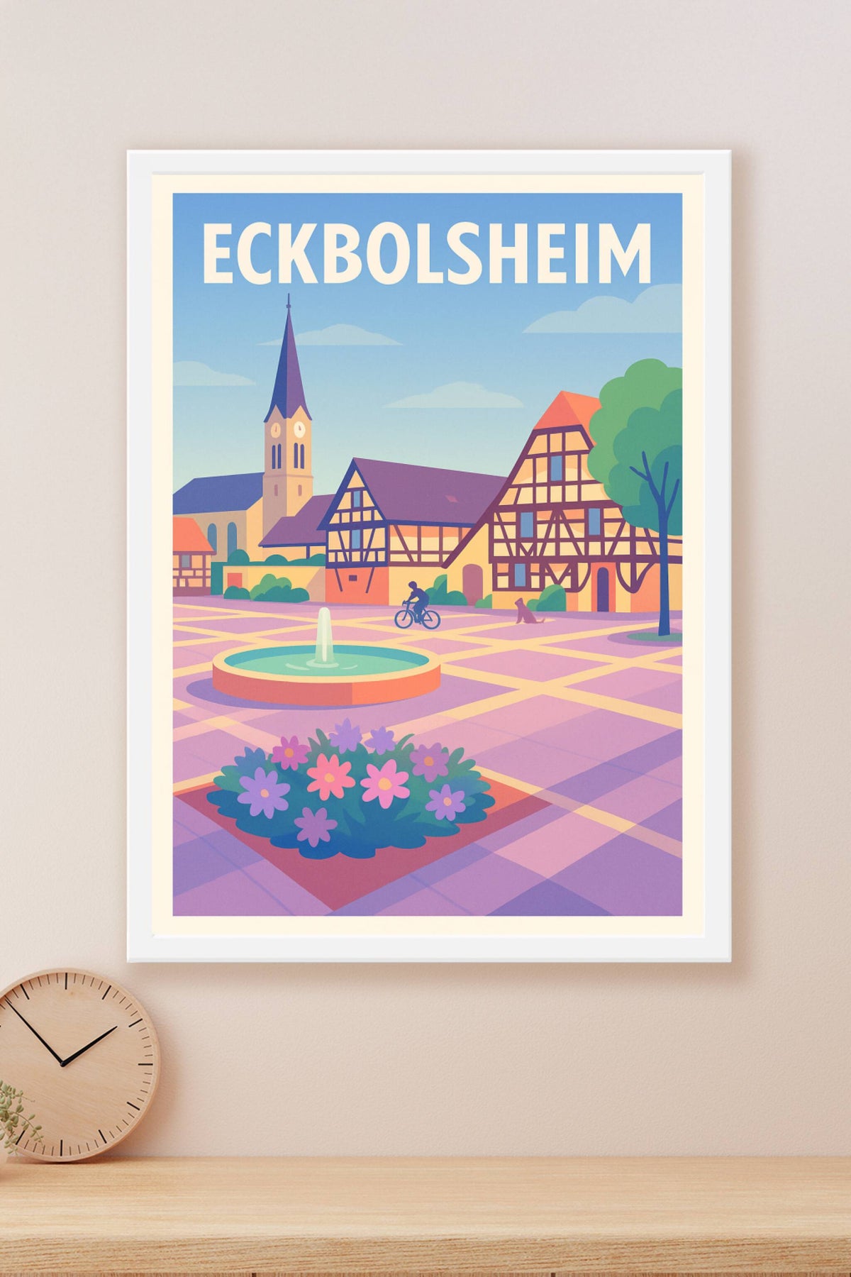 Affiche de Eckbolsheim - Charme et sérénité au cœur de l'Alsace