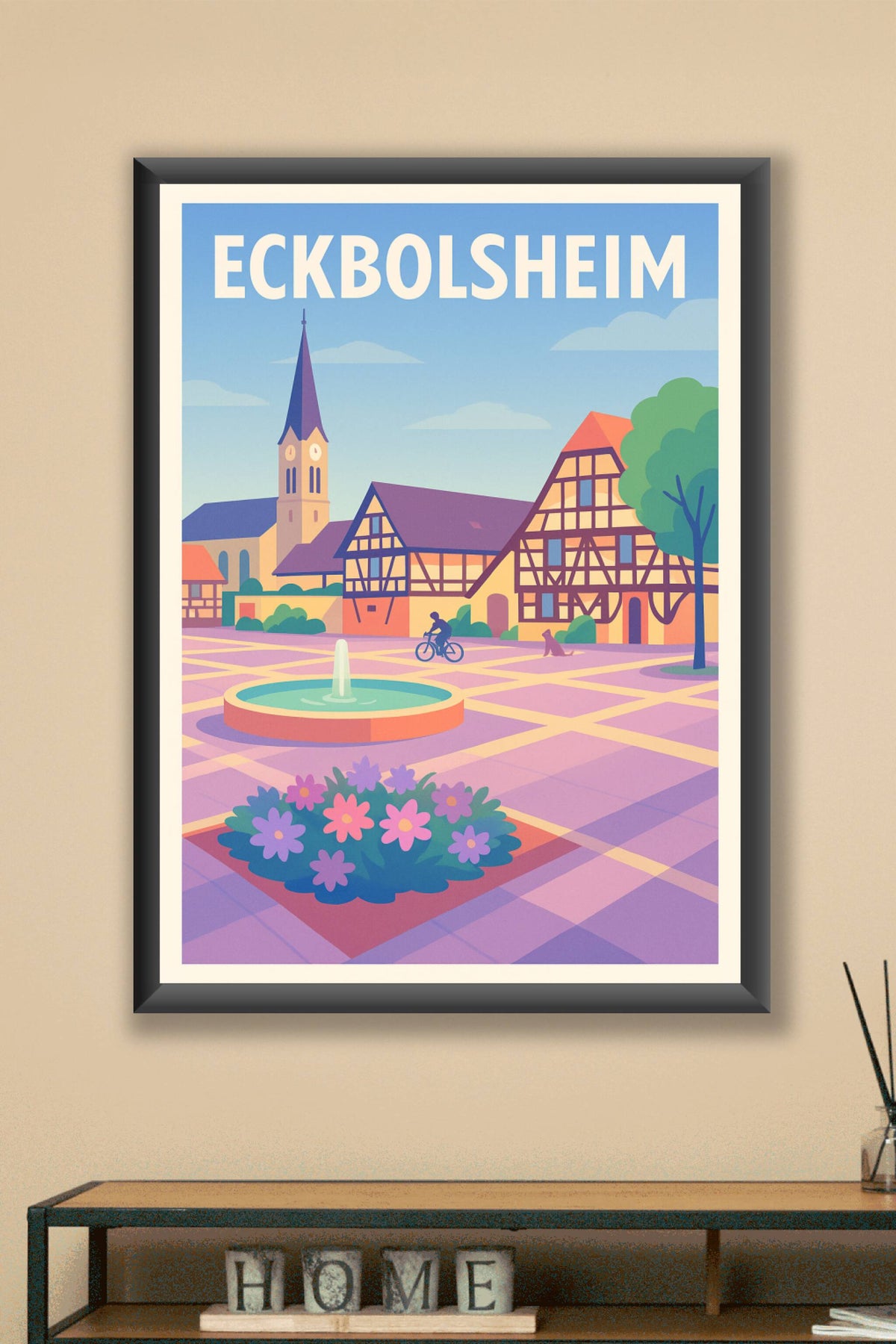 Affiche de Eckbolsheim - Charme et sérénité au cœur de l'Alsace