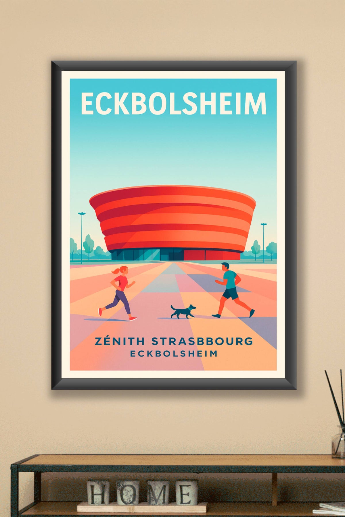 Affiche de Eckbolsheim - Dynamisme et modernité au Zénith Strasbourg